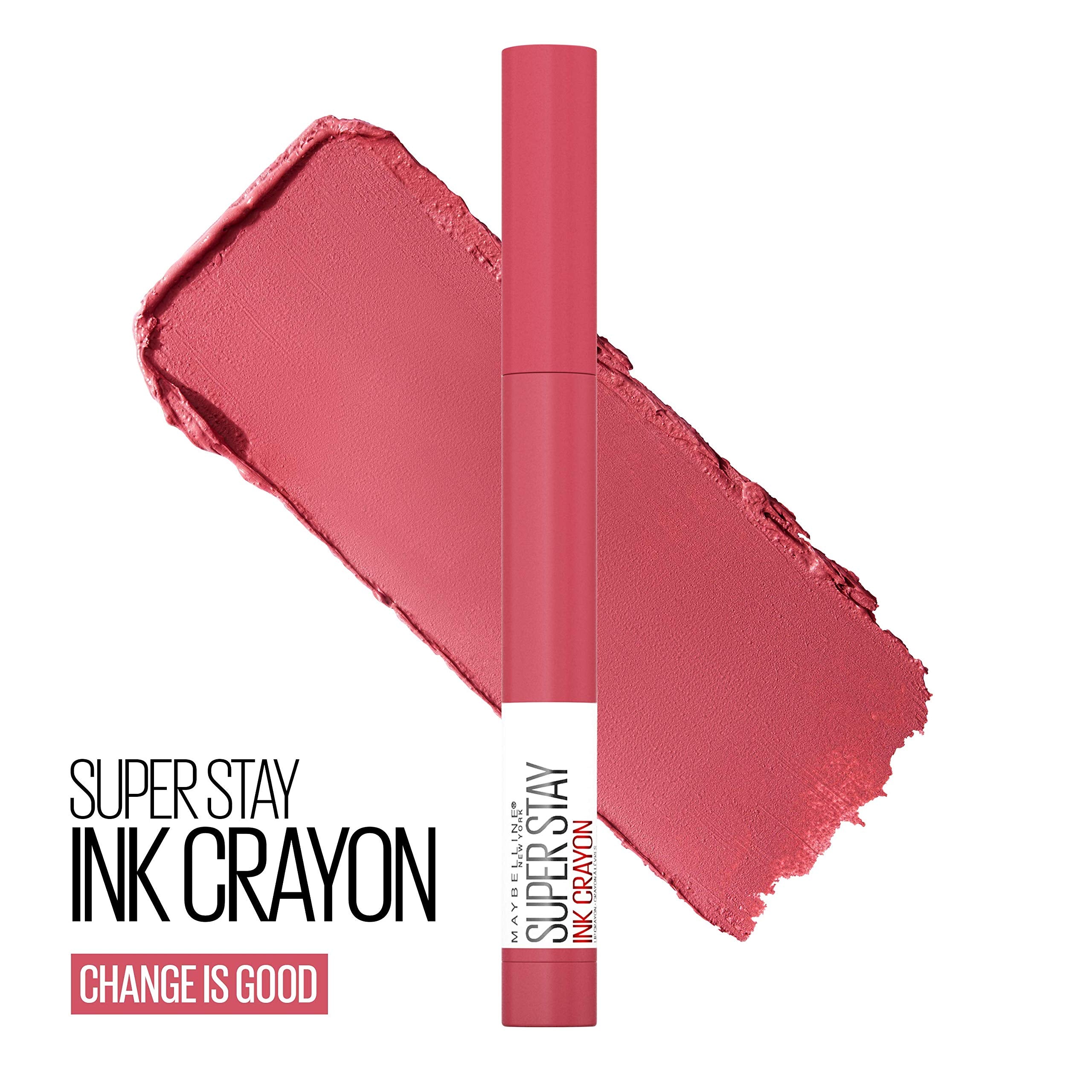 Maybelline Super Stay Ink Crayon Lipstick Makeup, Precision Tip Matte Lip Crayon With Built-In Sharpener, Longwear Up To 8Hrs, C