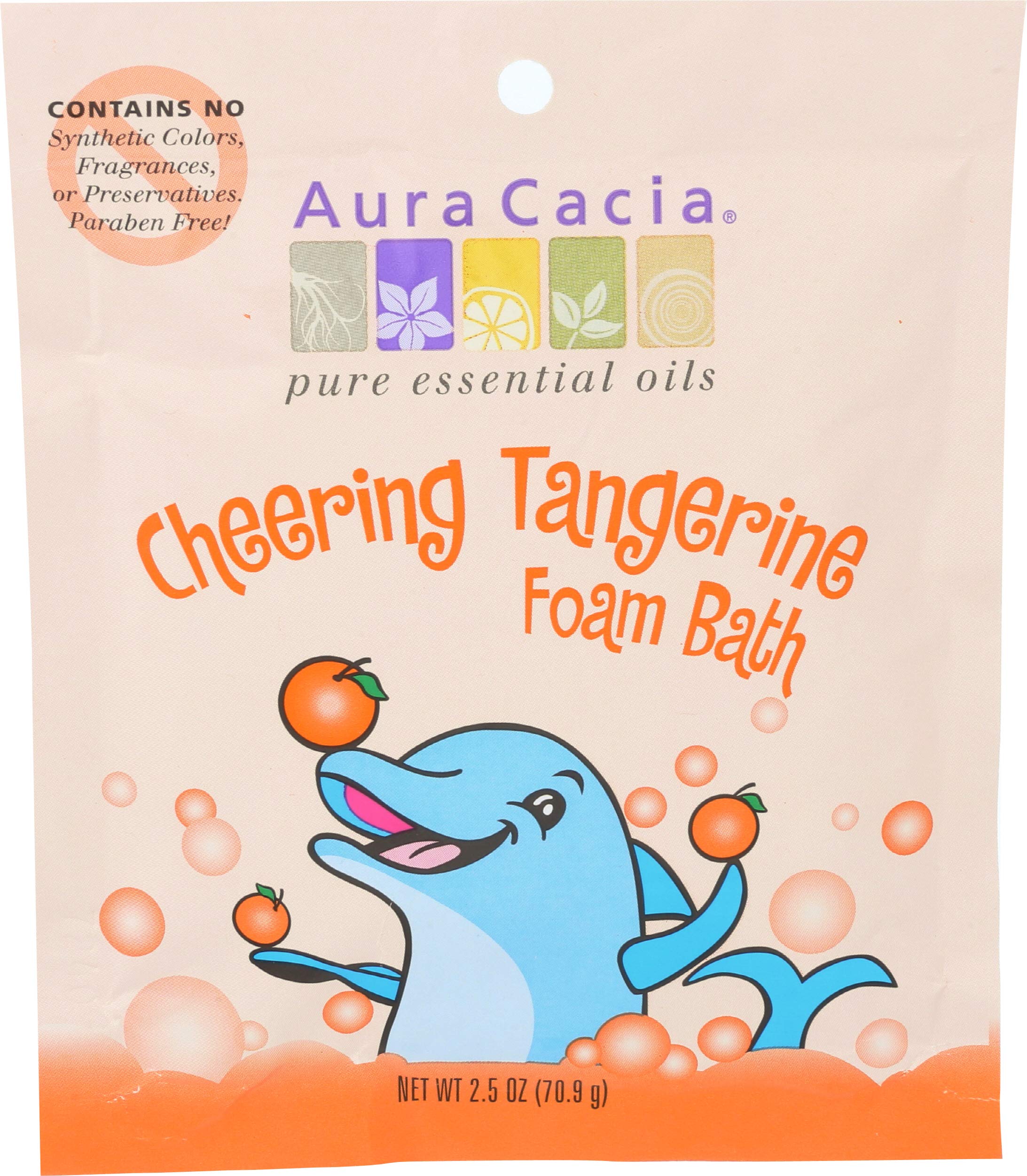 Aura Cacia, Bath Foam Cheering Kids, 2.5 Ounce2