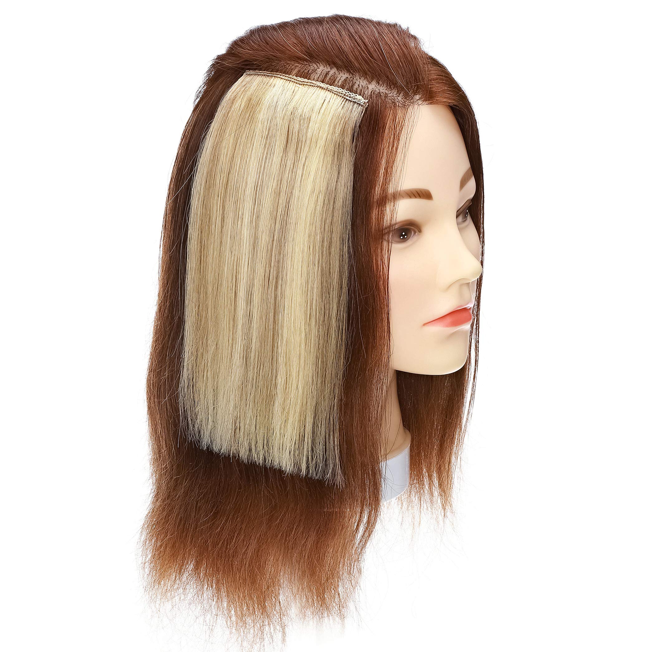 S-Noilite Hair Extensions For Short Hair Clip In Human Hair 2Pcs 2 Clips Balayage Clip In Hairpieces Remy Hair For Women With Th