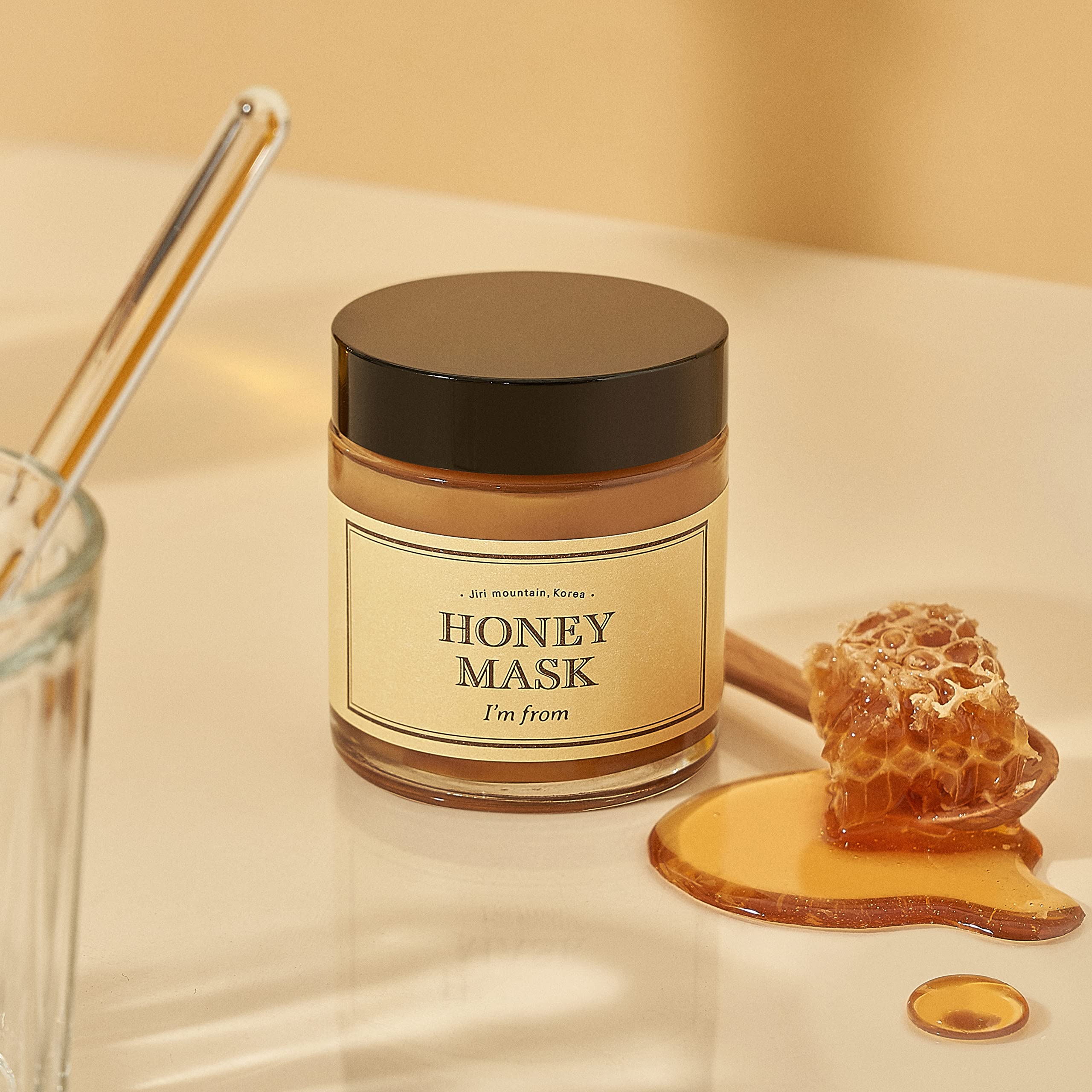 I'M From Honey Mask 1.01 Fl Oz, Wash Off Face Mask, 38.7% Korean Honey, Deep Moisturization For 48 Hours, Nourishment, Clear Com