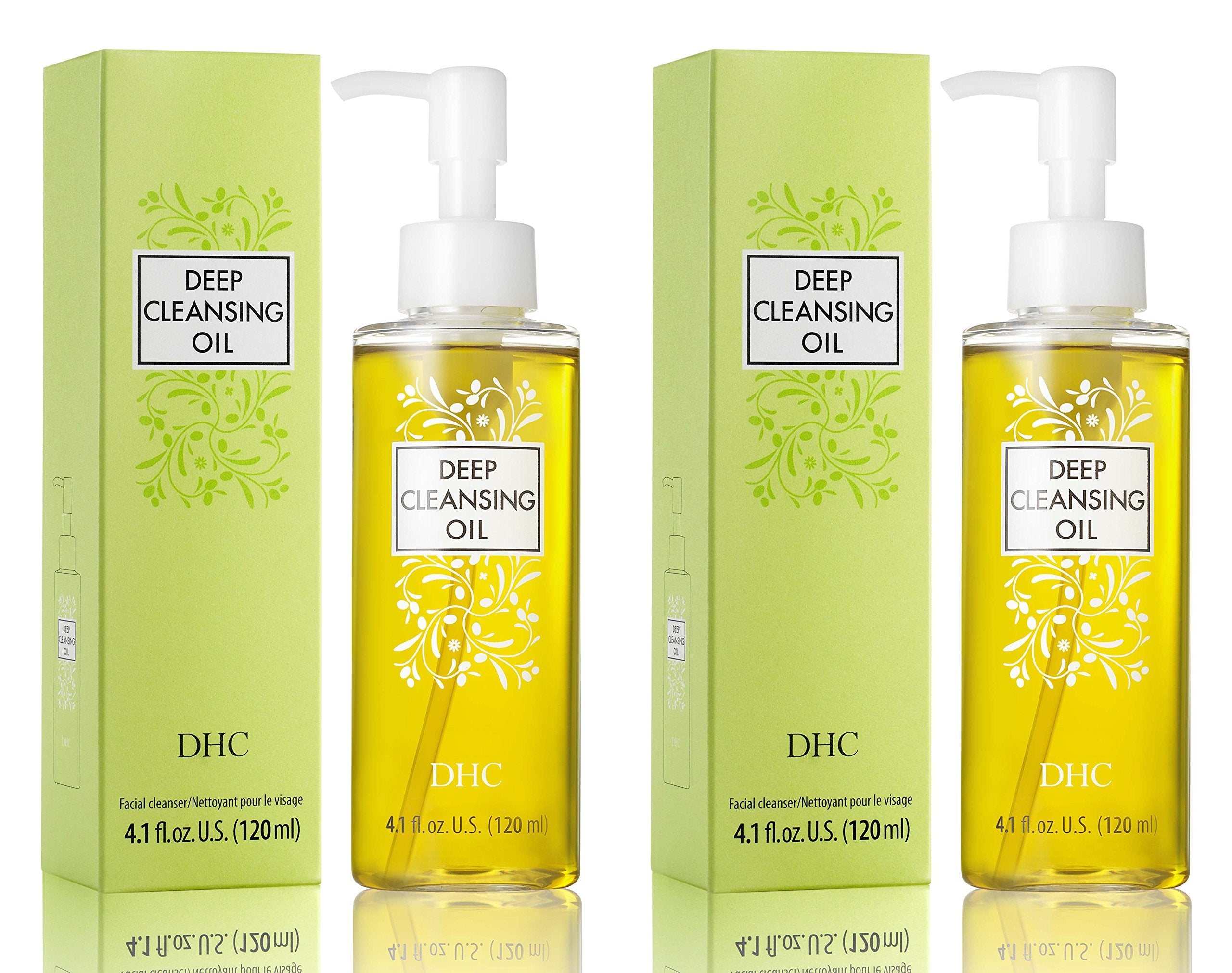 Dhc Deep Cleansing Oil Medium 2 Pack, Facial Cleansing Oil, Makeup Remover, Cleanses Without Clogging Pores, Residue-Free, Fragr