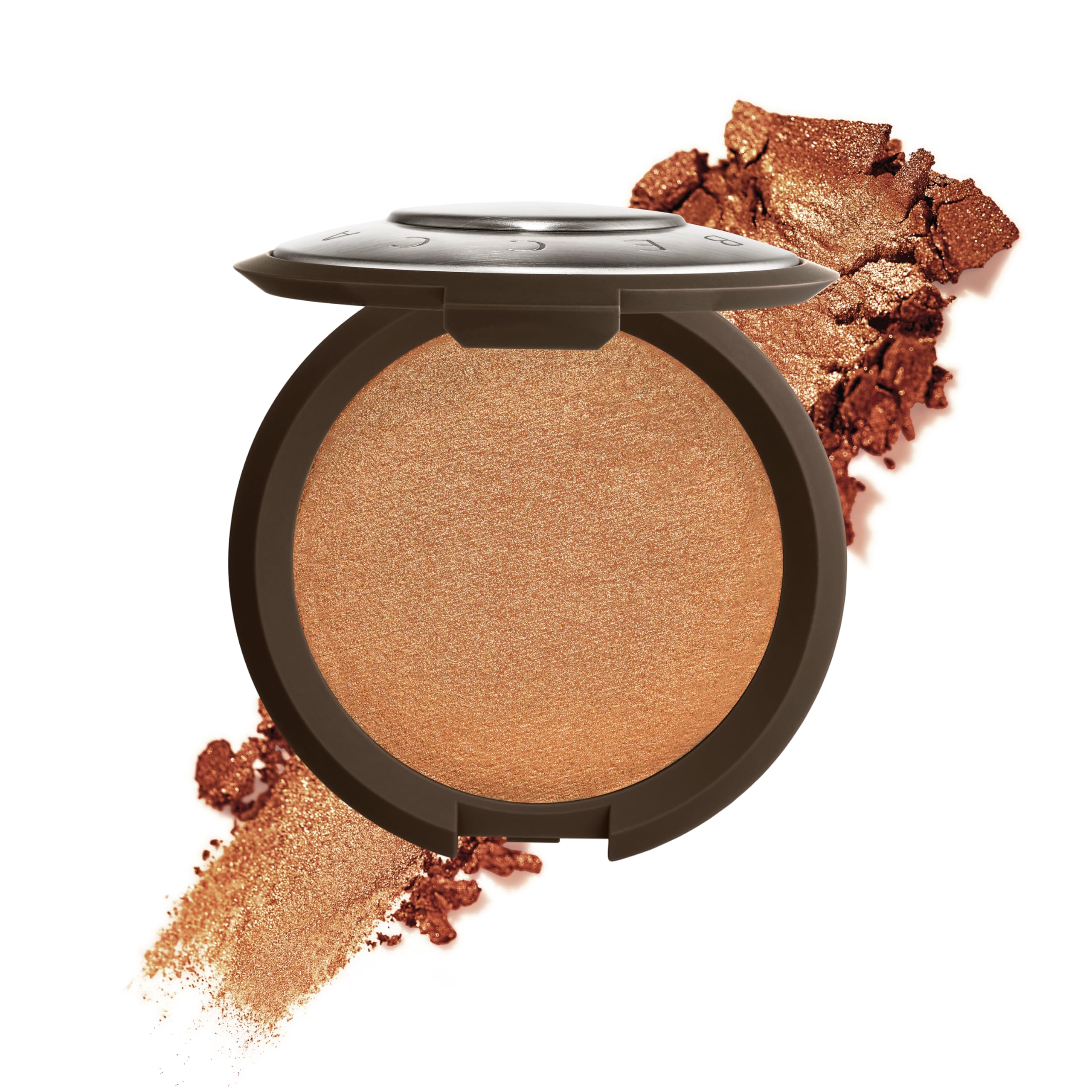 Smashbox X BECCA Shimmering Skin Perfector Pressed Highlighter | Creamy Formula that Melts into Skin for a Natural, Radiant, Glo