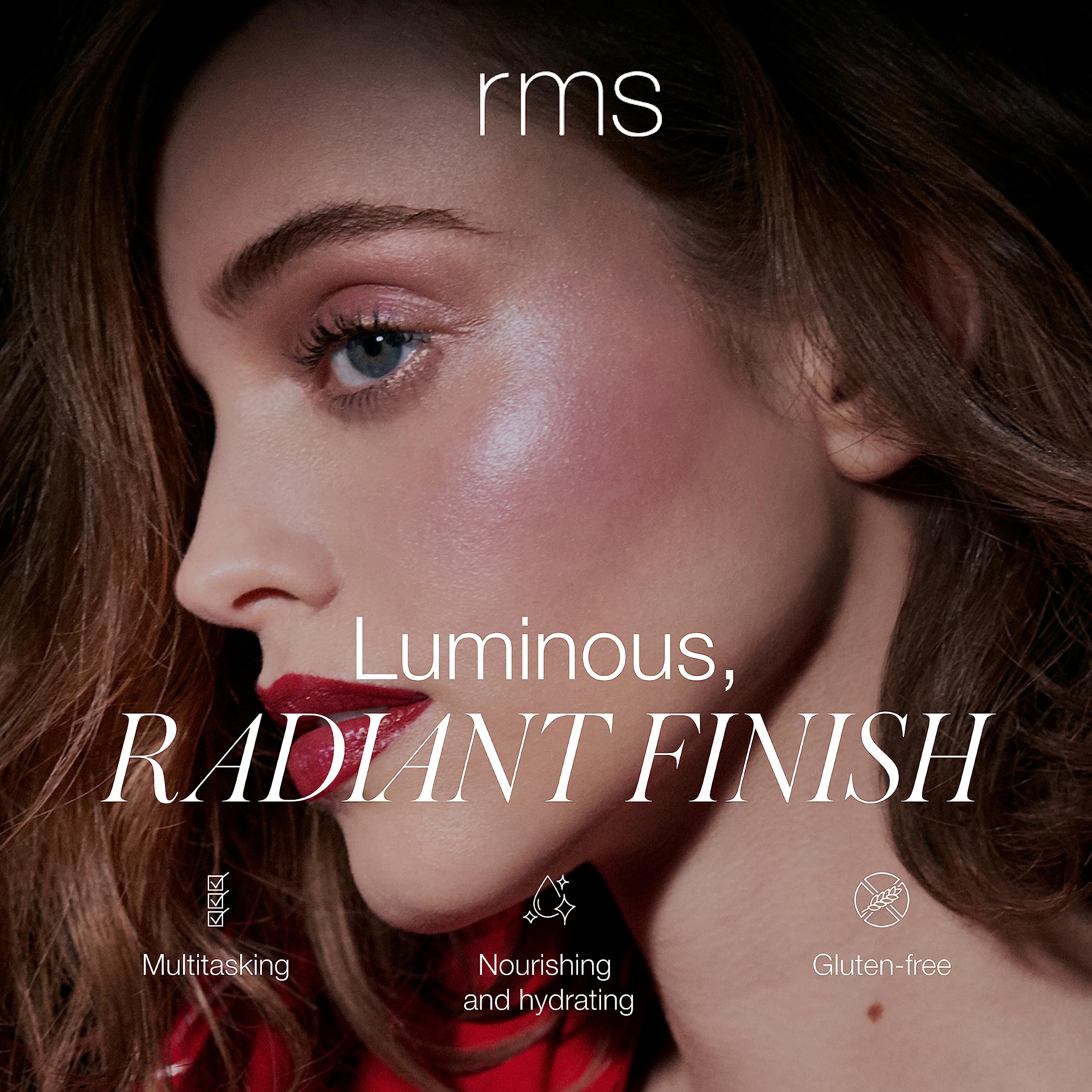 Rms Beauty Luminizer - Cream Highlighter Makeup, Luminous Dewy Makeup Highlighter Eyeshadow, Body Shimmer, Face Highlighters & L