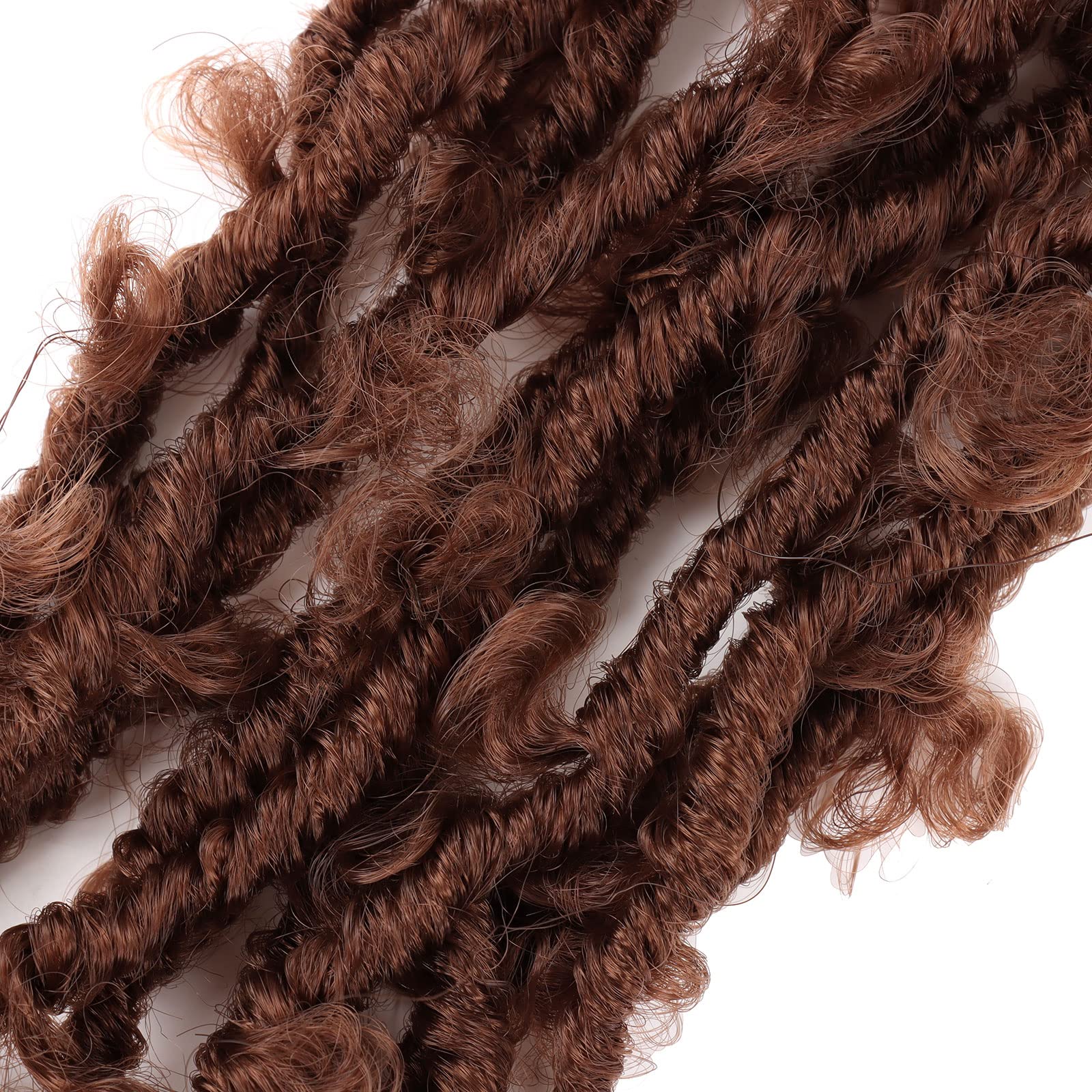 Lmzim 5 Packs 24 Inch Butterfly Crochet Hair For Black Women Faux Locs Pre Looped Pre-Twisted Braids (24 Inch 5 Pack, 30)