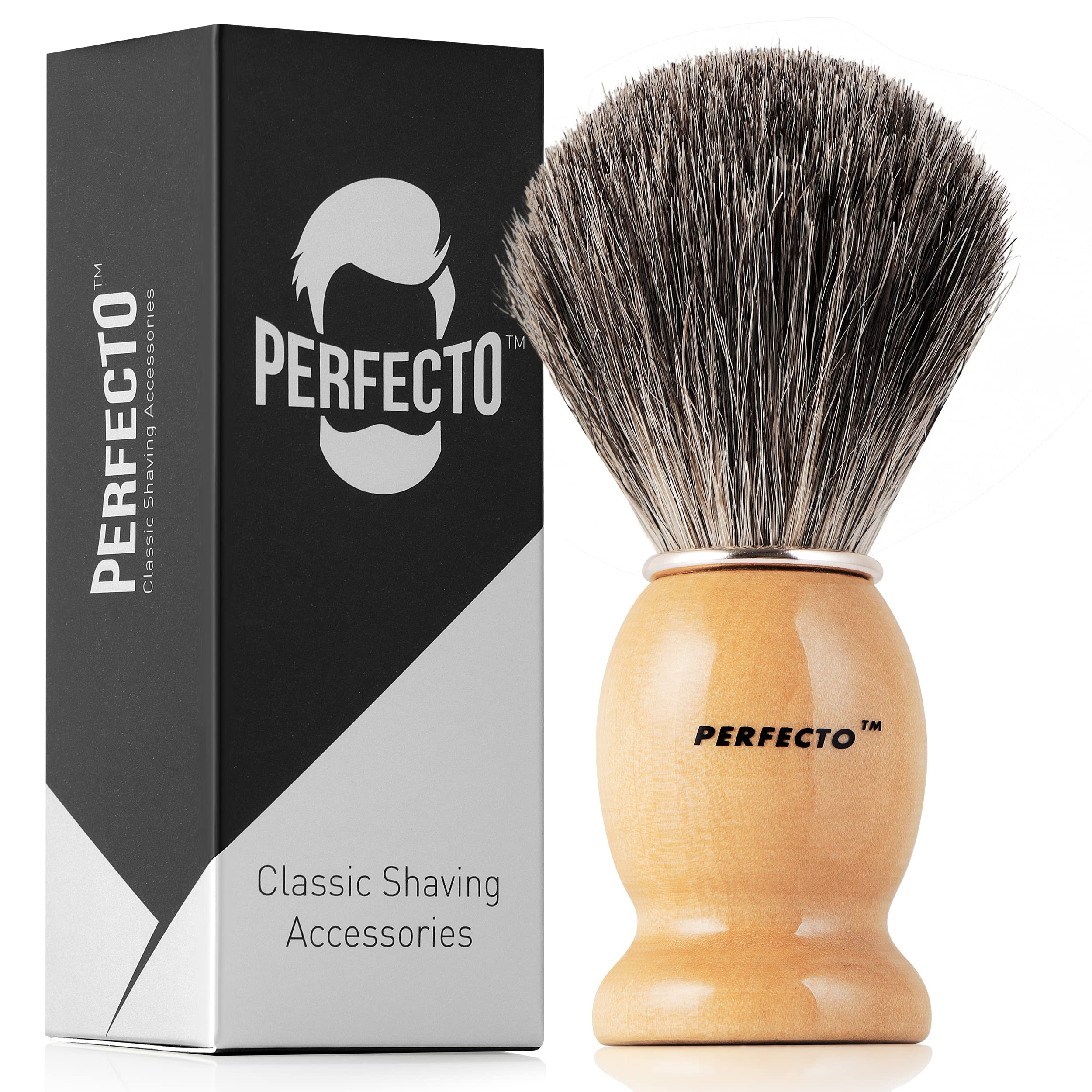 Synthetic Bristles Shaving Brush For Men, Engineered for The Best Shave of Your Life. Shaving Brush - Shave Brush for Wet Shave 