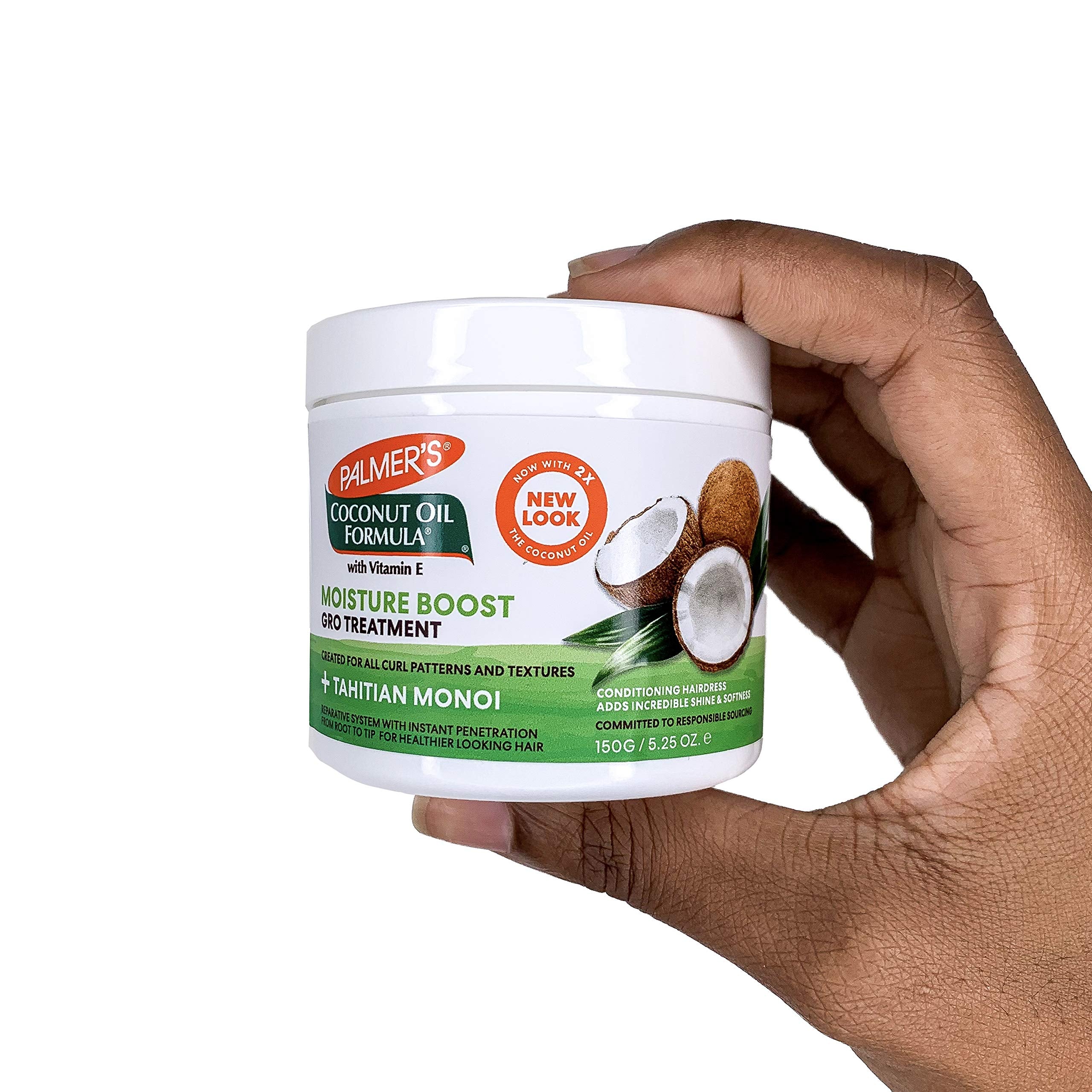 Palmer'S Coconut Oil Formula Moisture Gro Hairdress Hair Cream, Restorative Leave In Conditioner To Minimize Breakage And Add Sh