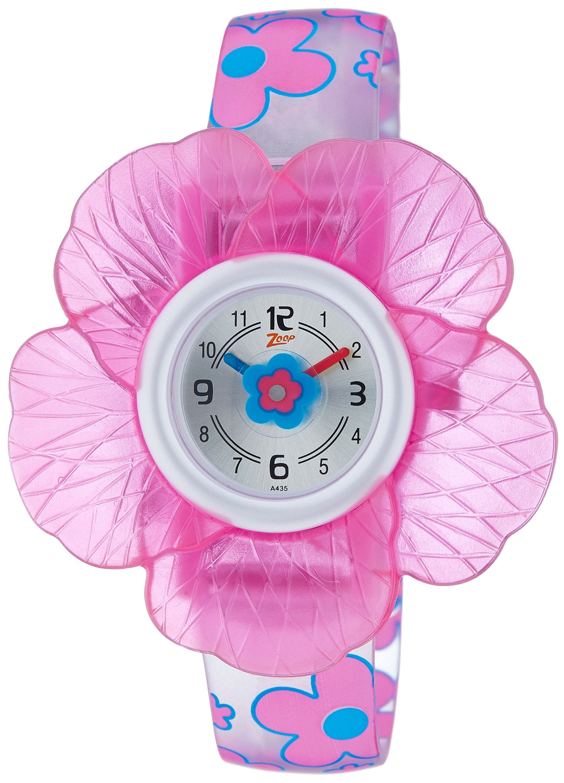 Zoop By Titan Quartz Analog Silver Dial Pu Strap Watch For KidsNsc4006Pp02