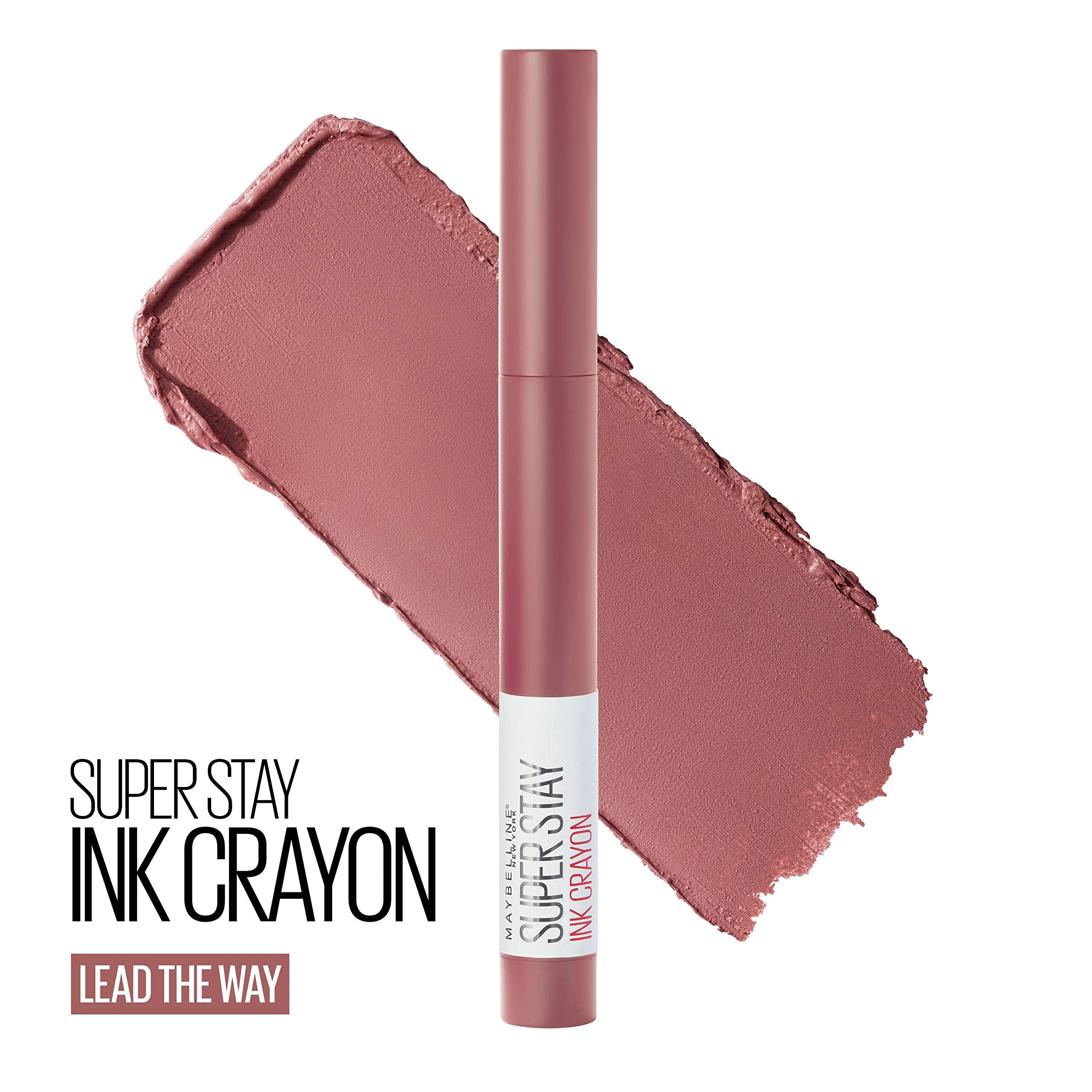Maybelline Super Stay Ink Crayon Lipstick Makeup, Precision Tip Matte Lip Crayon With Built-In Sharpener, Longwear Up To 8Hrs, L