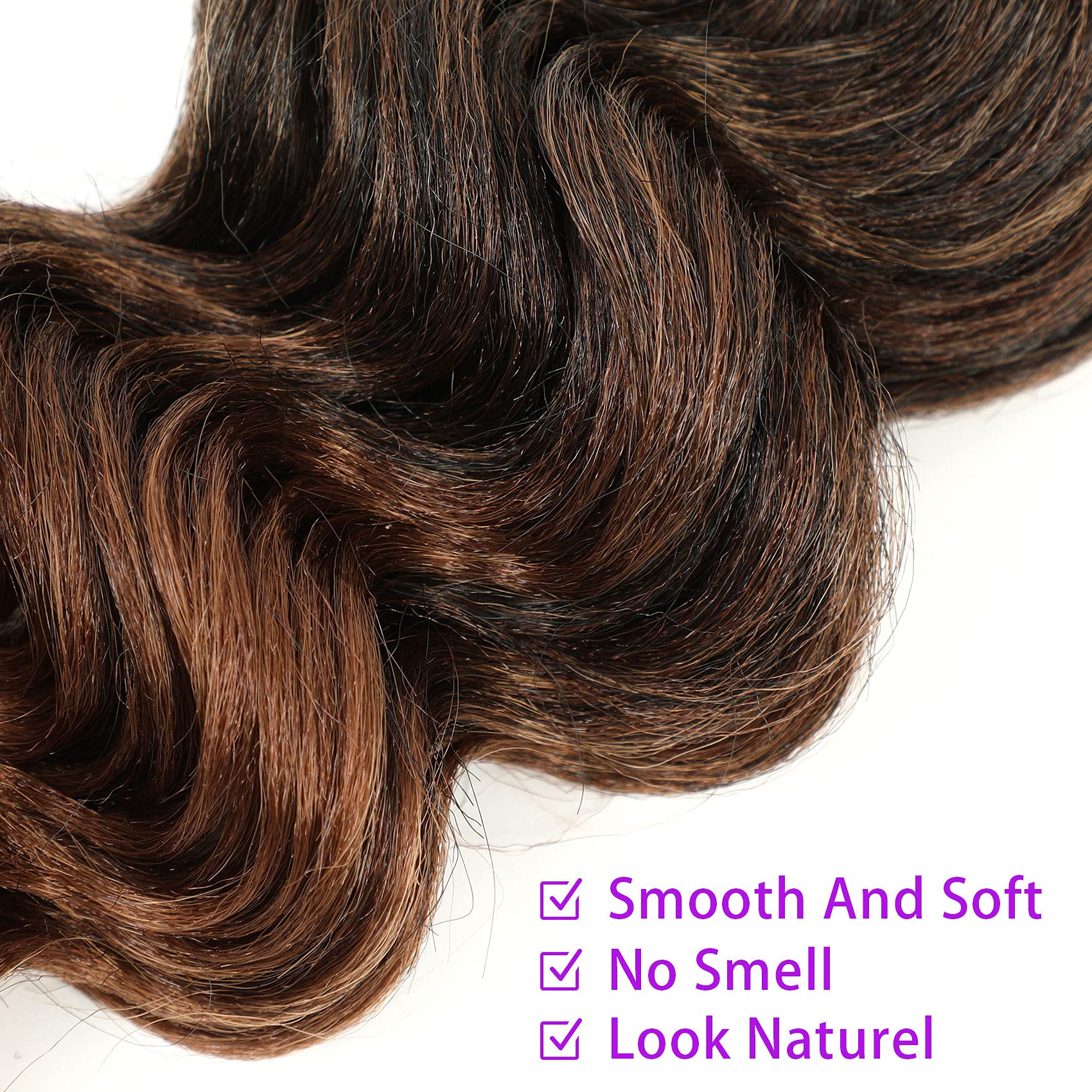 Ocean Wave Crochet Hair Deep Wave Crochet Hair For Black Women Ocean Wave Braids Hair Synthetic Crochet Braiding Hair Extensions