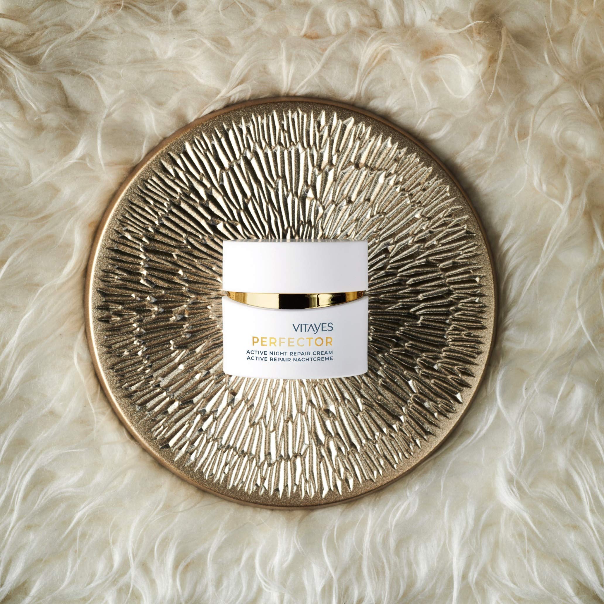 VITAYES Moisturizing Night Cream for Face with Vitamin C for Dark Spots, Fine Lines, Wrinkles, Even Tone and Acne Scar Removal,