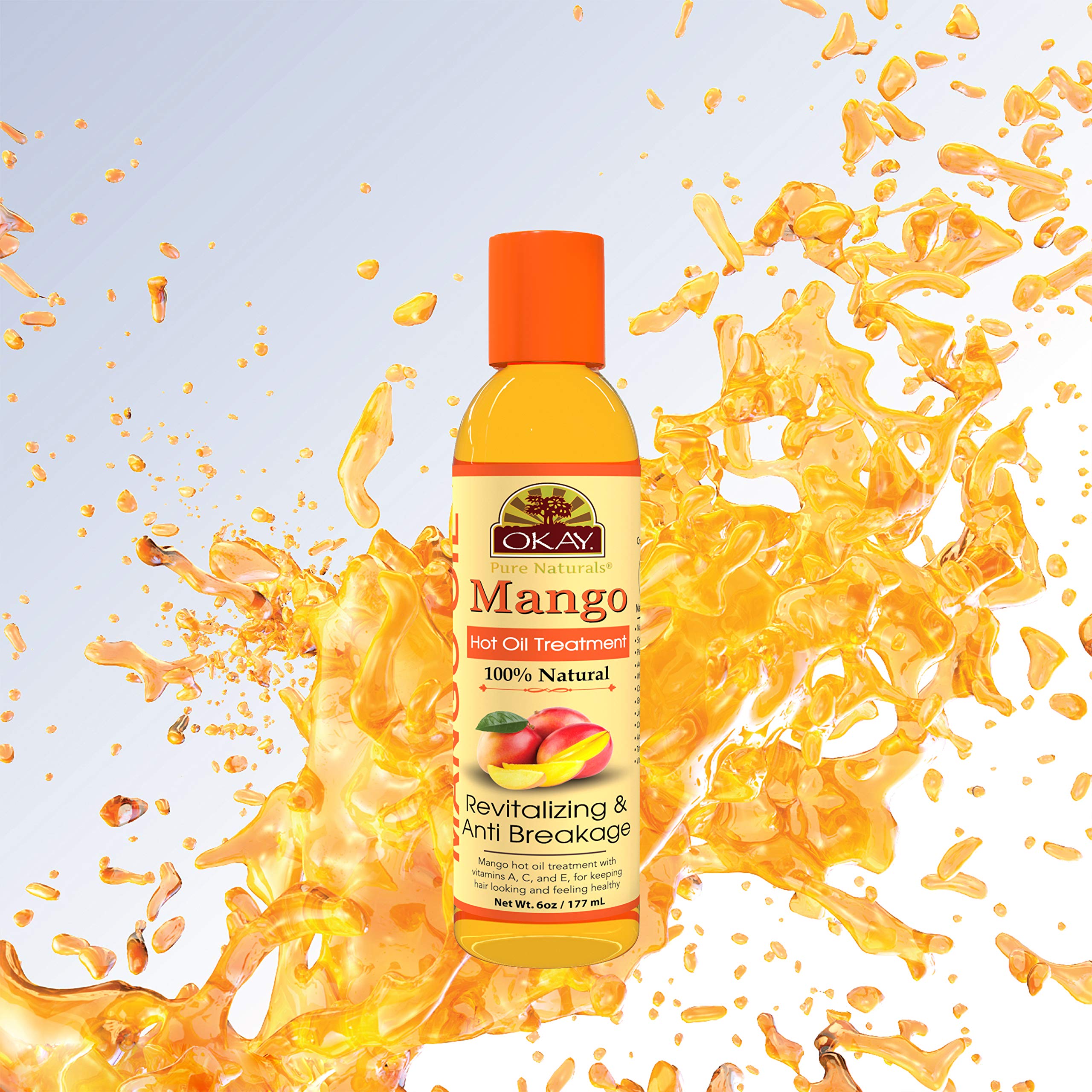 OKAY HOT OIL TREATMENT MANGO 6oz / 117ml