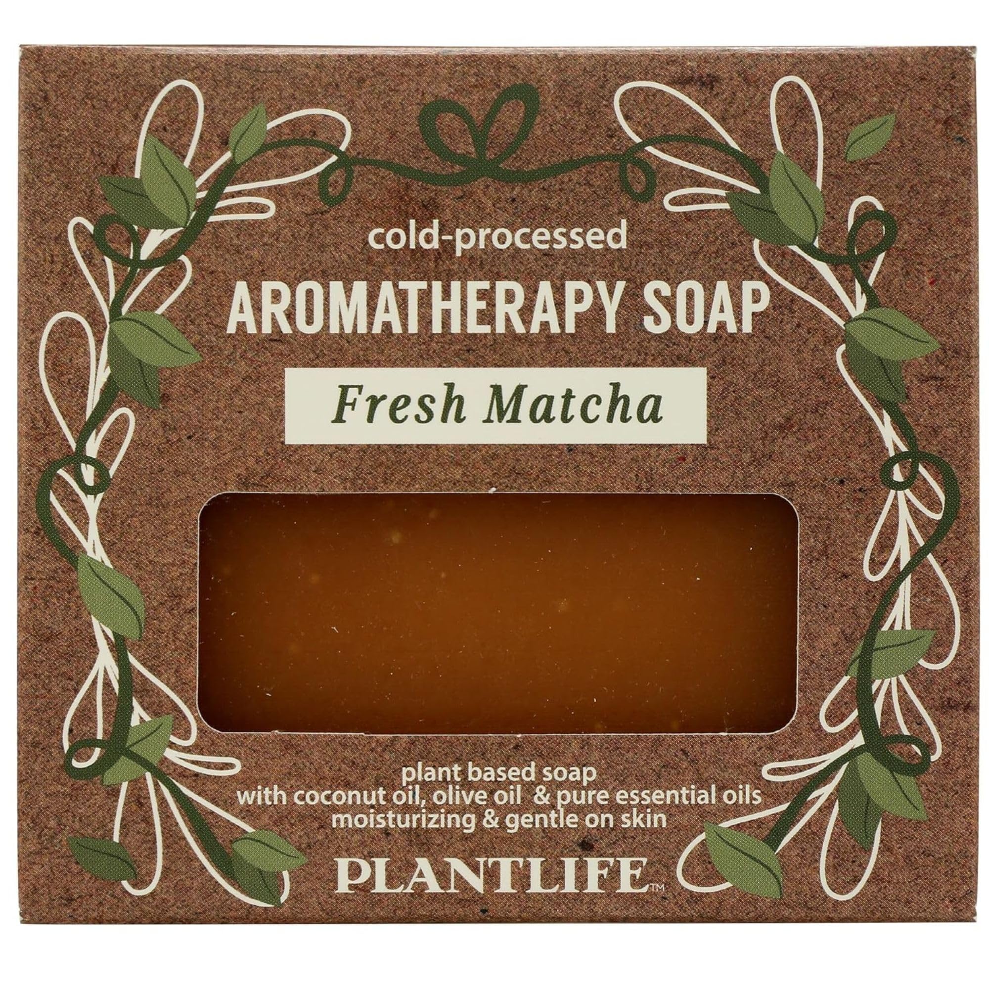 Plantlife Fresh Matcha Bar Soap - Moisturizing and Soothing Soap for Your Skin - Hand Crafted Using Plant-Based Ingredients - Ma