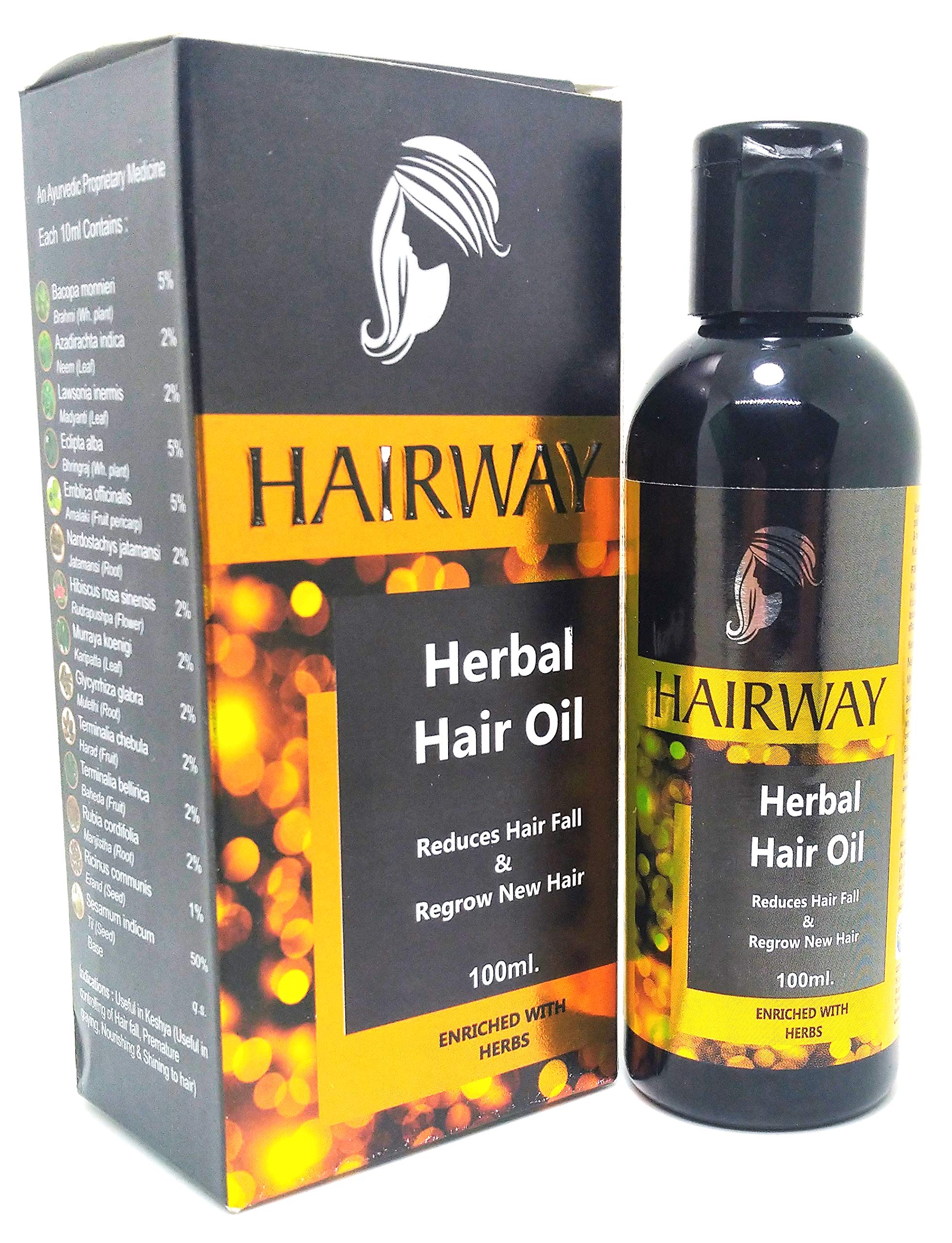 Hairway Herbal Anti Hairfall And Hair Regrow Oil