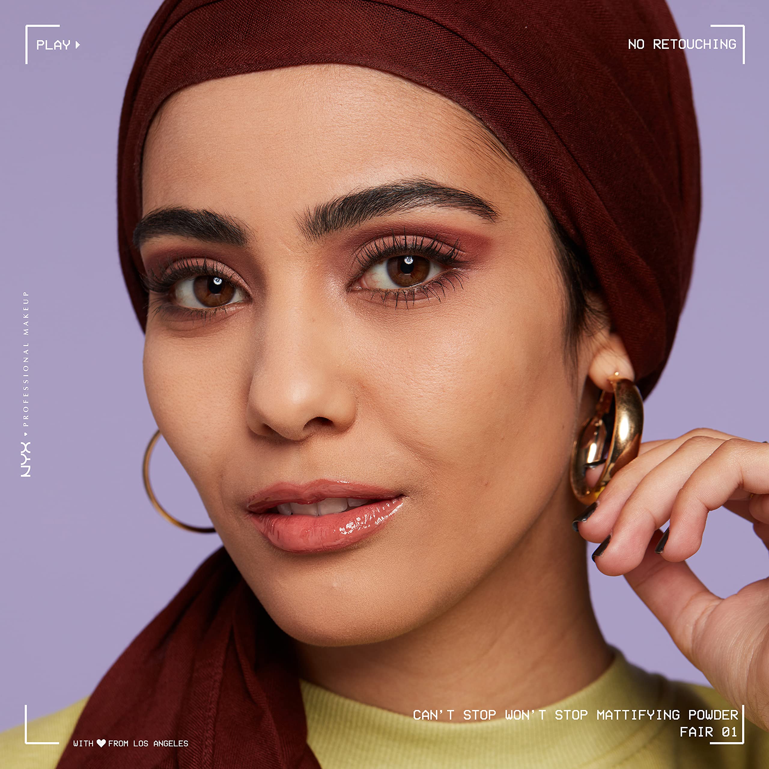 NYX PROFESSIONAL MAKEUP Can 't Stop Won 't Stop Mattifying Pressed Powder - Fair