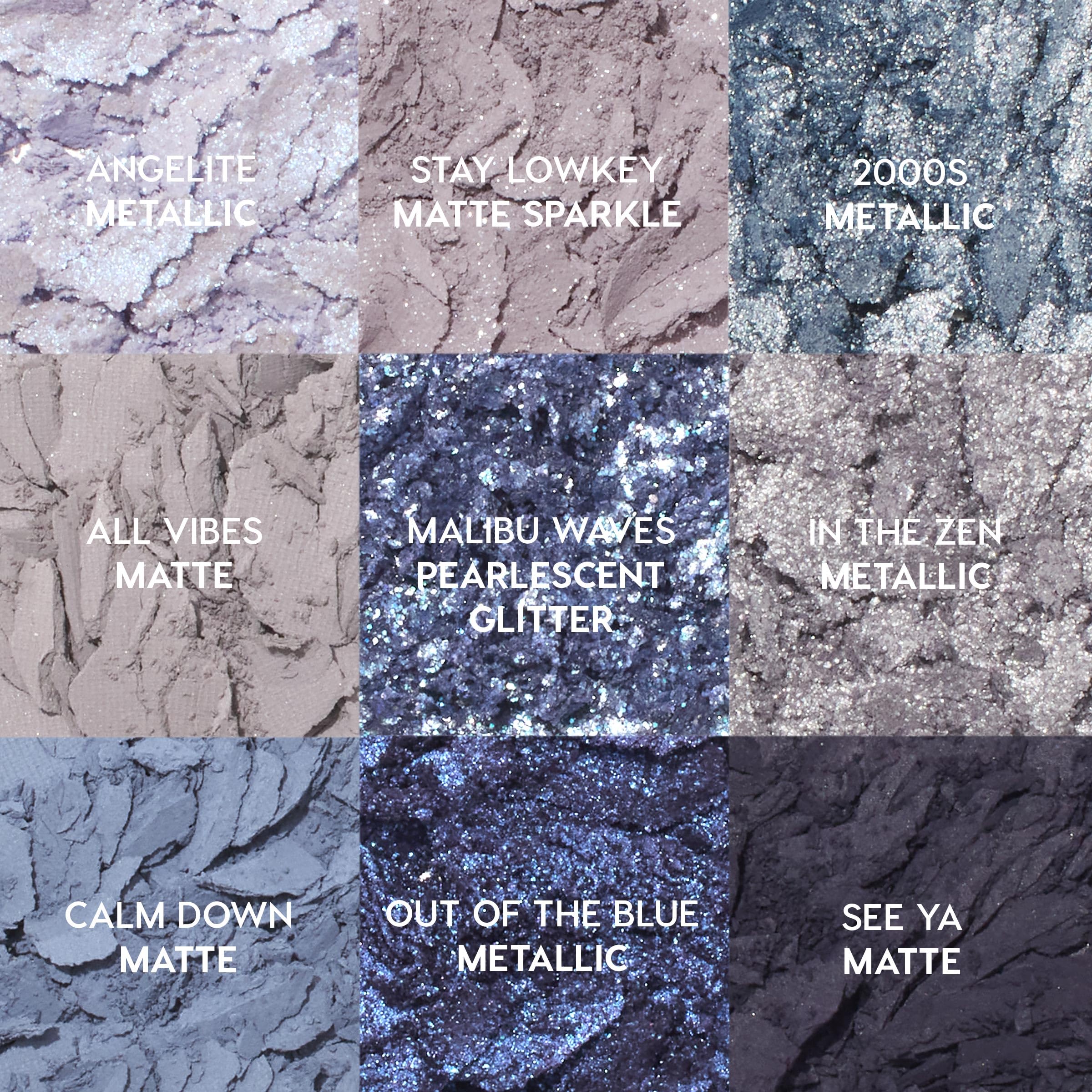 Colourpop So Elemental Shadow Palette - Blue & Silver Shadow Palette With Metallic And Matte Finishes - High-Pigment Makeup With