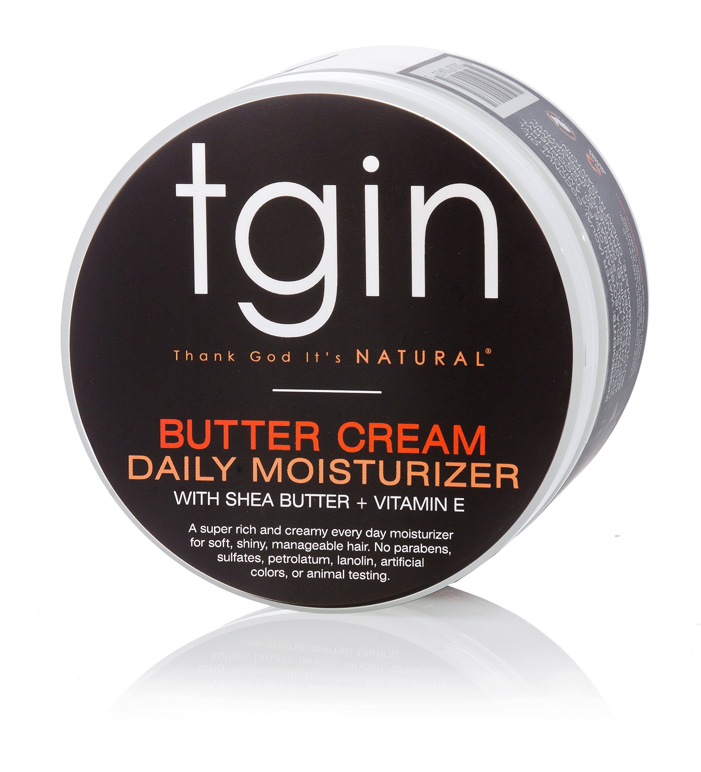 tgin Butter Cream Daily Moisturizer Duo For Natural, Dry, Curly Hair - Type 3c and 4c - Styler - 12 Oz - 2 PACK