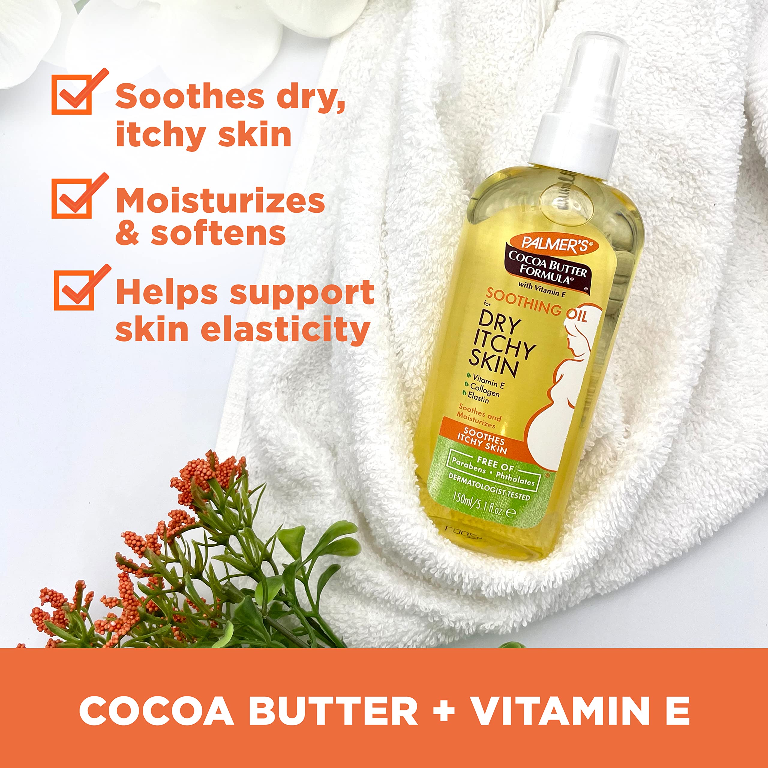 Palmer'S Cocoa Butter Formula Soothing Oil 5.10 Oz ( Pack Of 2)