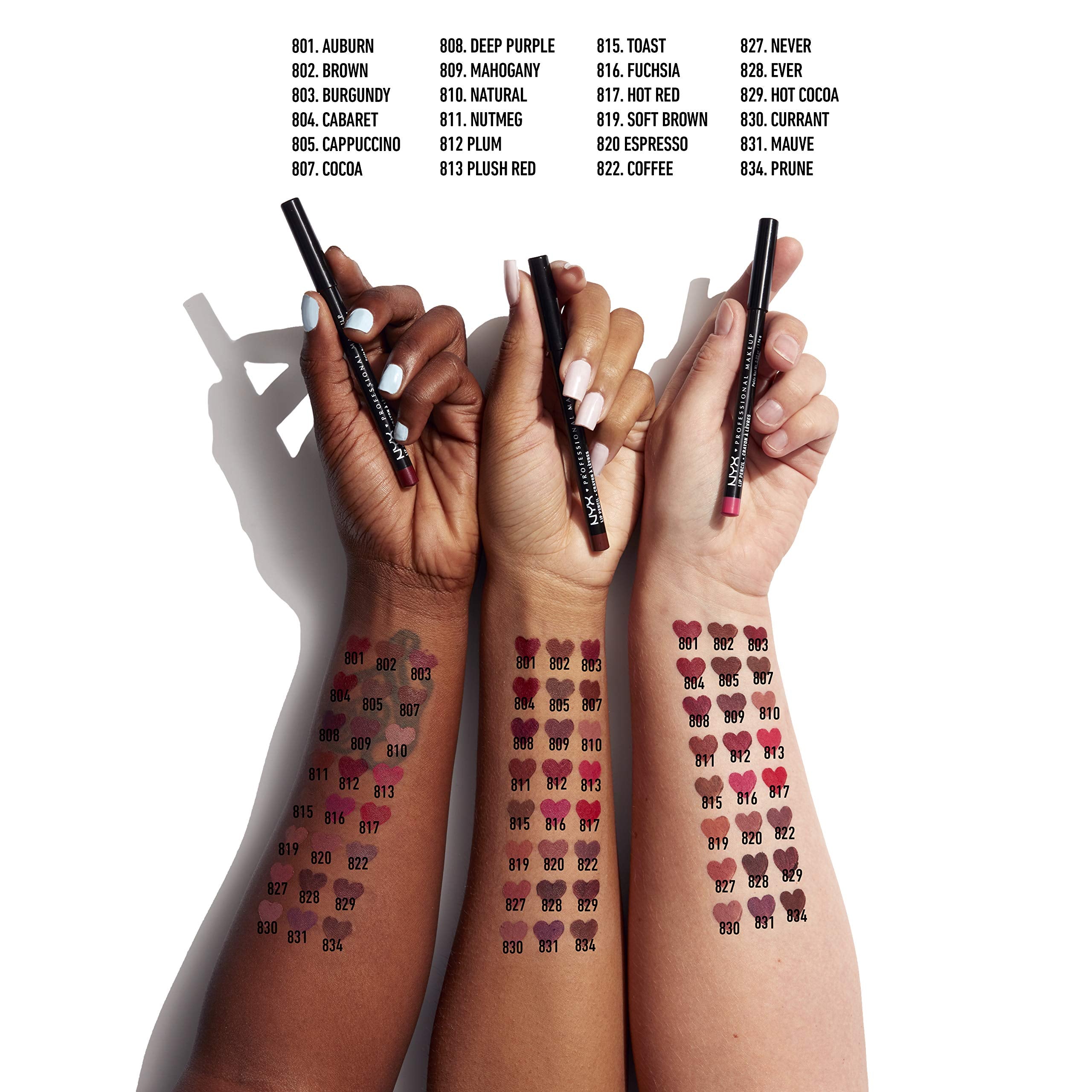 Nyx Professional Makeup Slim Lip Pencil, Coffee