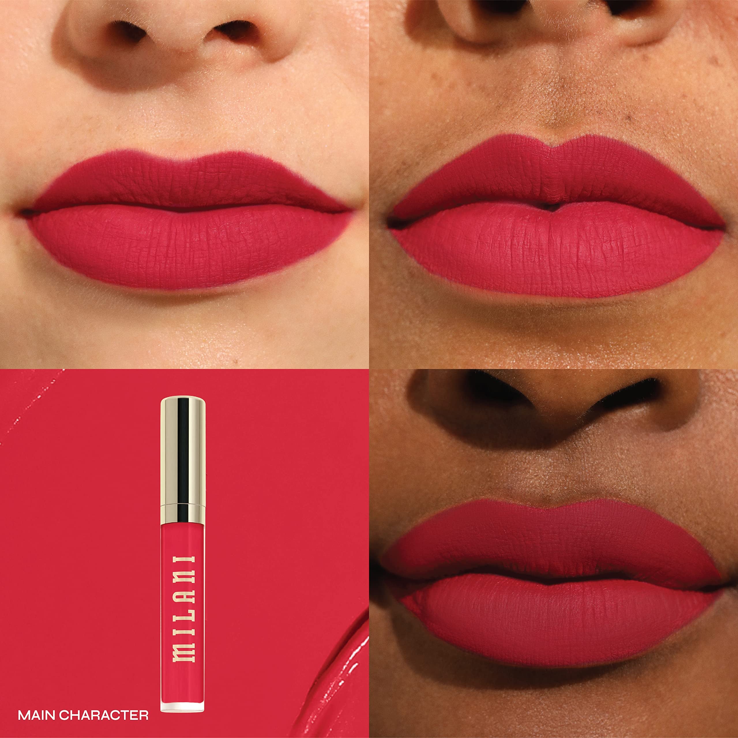 Milani Stay Put Longwear Liquid Lipstick - Smudge-Proof, Kiss-Proof, And Fade-Resistant Formula For All-Day Wear - Main Characte
