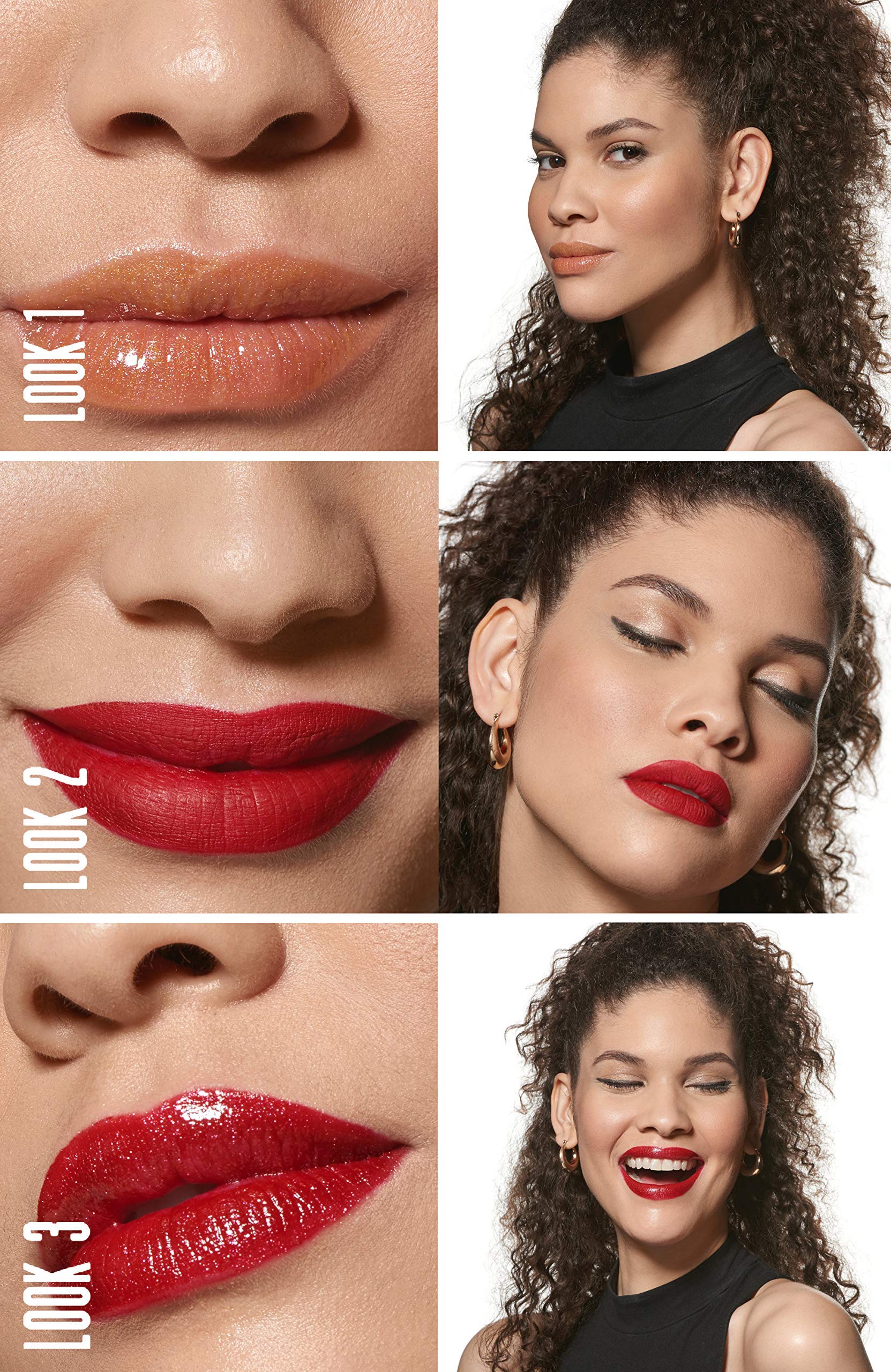 One Click Beauty B.Fabulous 3-Piece Lip Kit, Longwear Makeup, Smudge Proof Liquid Lipstick, Gloss, And Pencil, Matte Finish, The