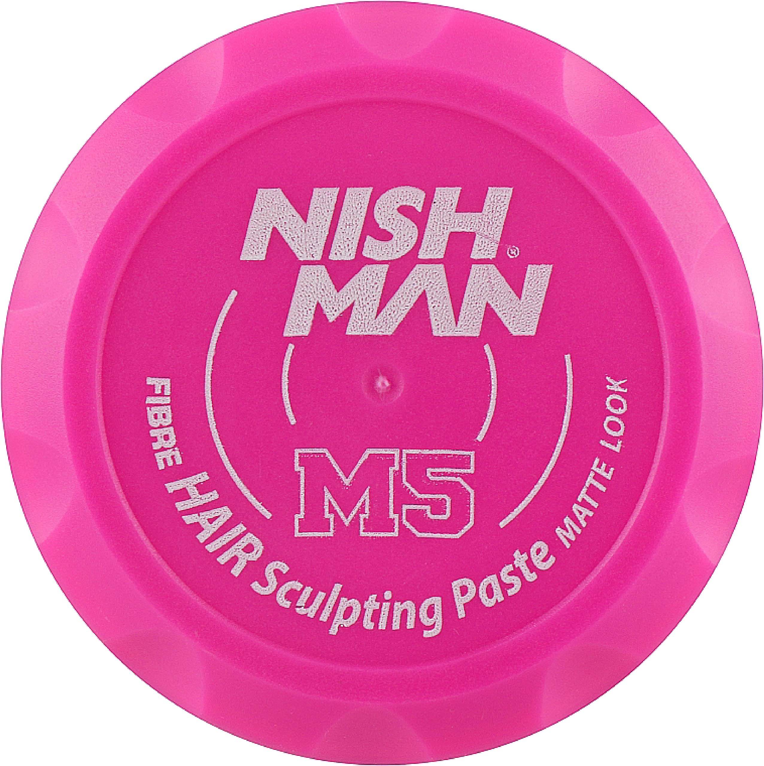 Nishman Hair Styling Series (Fiber Hair Styling Matte Wax M5, 100Ml)