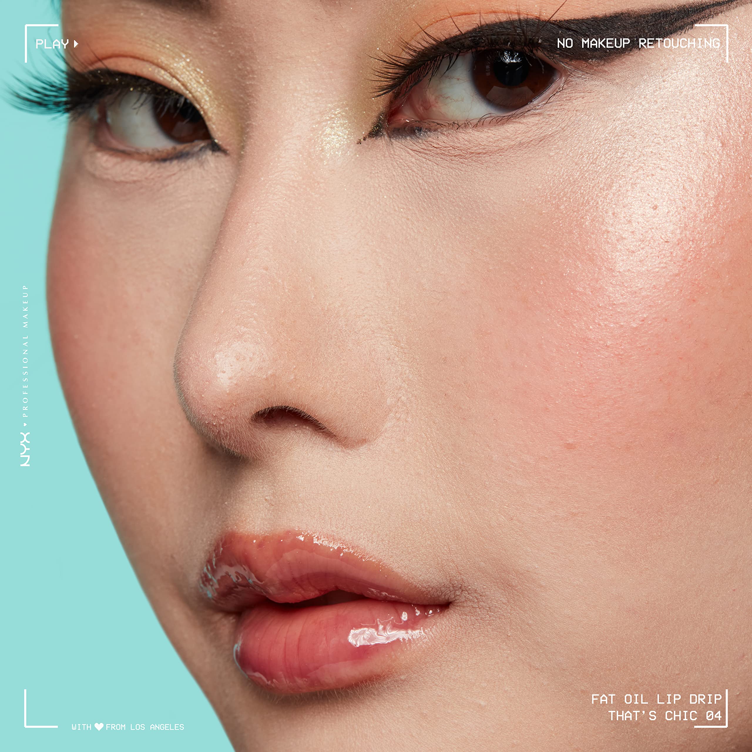 NYX PROFESSIONAL MAKEUP Fat Oil Lip Drip, Moisturizing, Shiny and Vegan Tinted Lip gloss - Thats chic (Deep Berry)