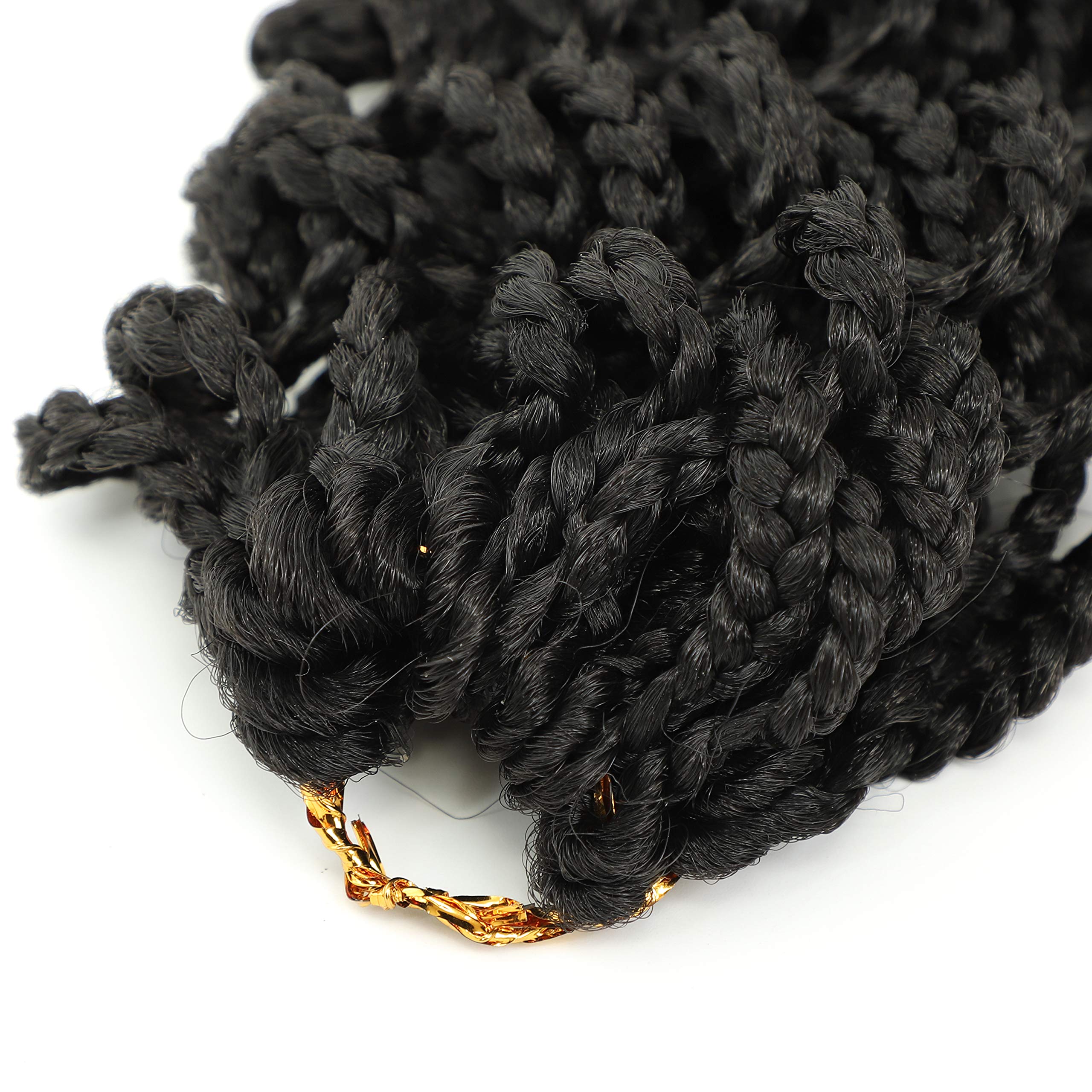 150 Strands Goddess Box Braids Crochet Hair Curly Braided Crochet Box Braiding Hair 14 Inch 3X Pre Looped Box Braid Crochet Brai