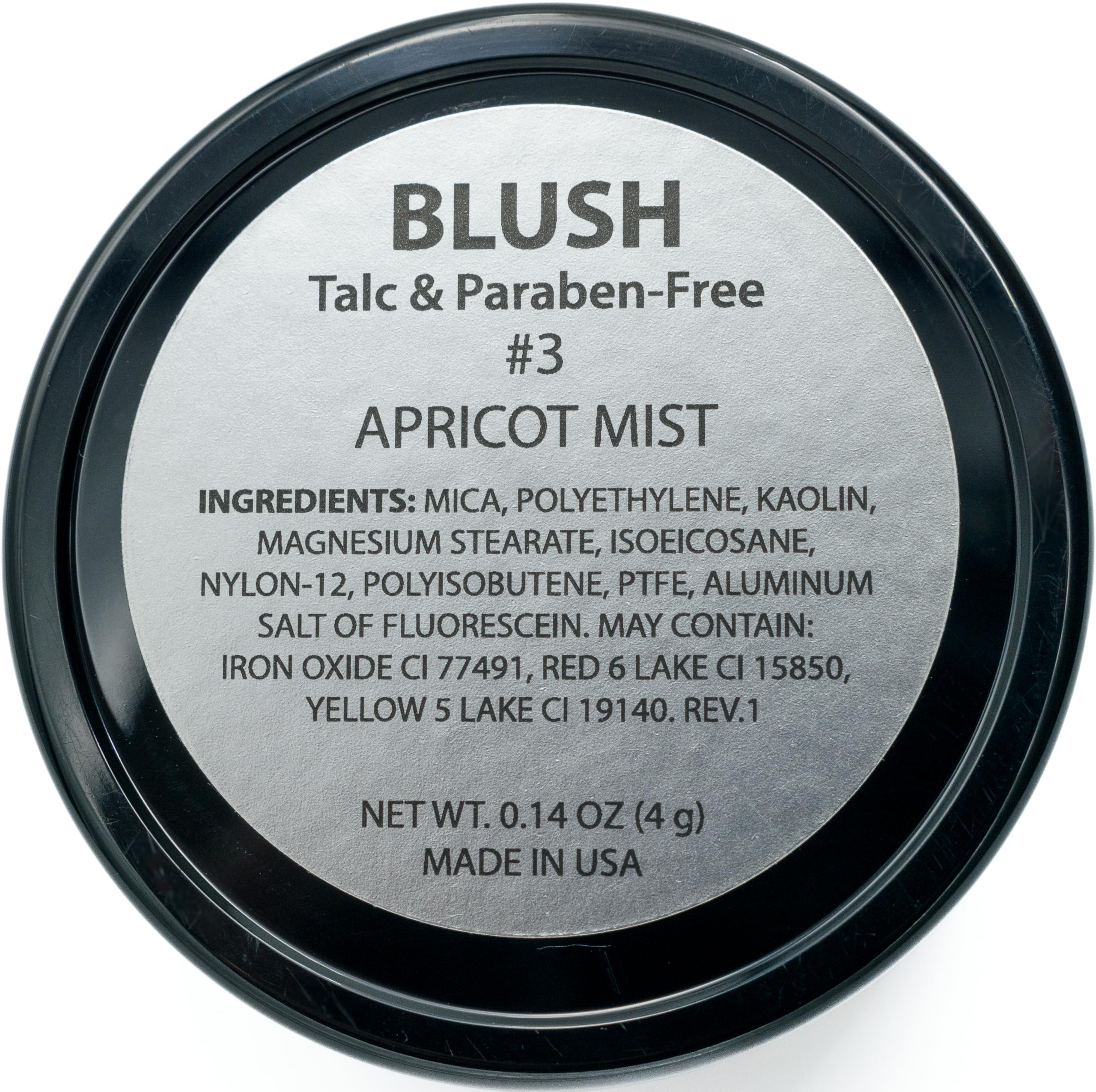 Pure Ziva Apricot Mist Vegan Blush Pressed Cheek Color Powder, Talc & Paraben Free, No Animal Testing & Cruelty Free