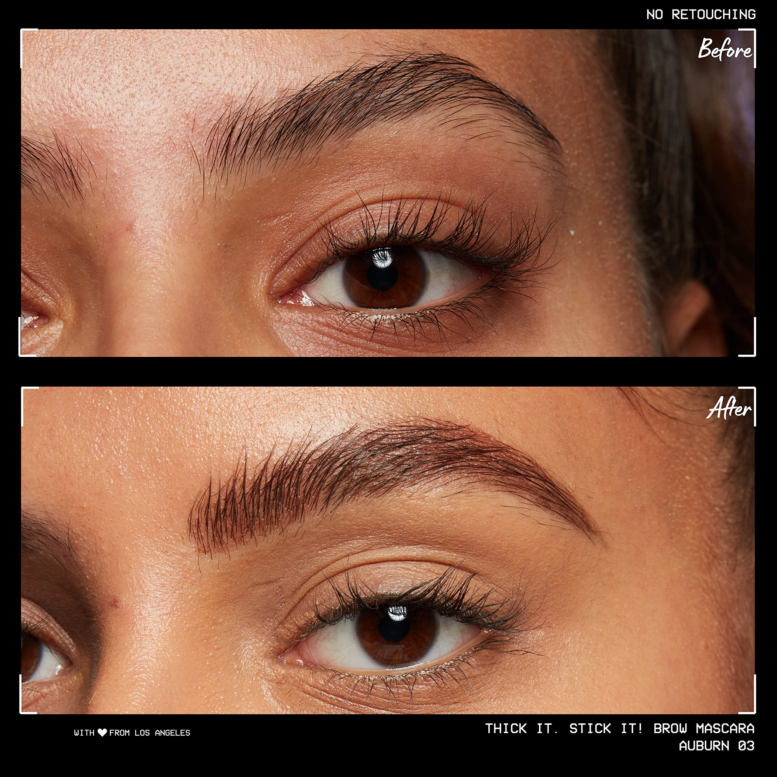 NYX PROFESSIONAL MAKEUP Thick It Stick It Thickening Brow Mascara, Eyebrow Gel - Auburn