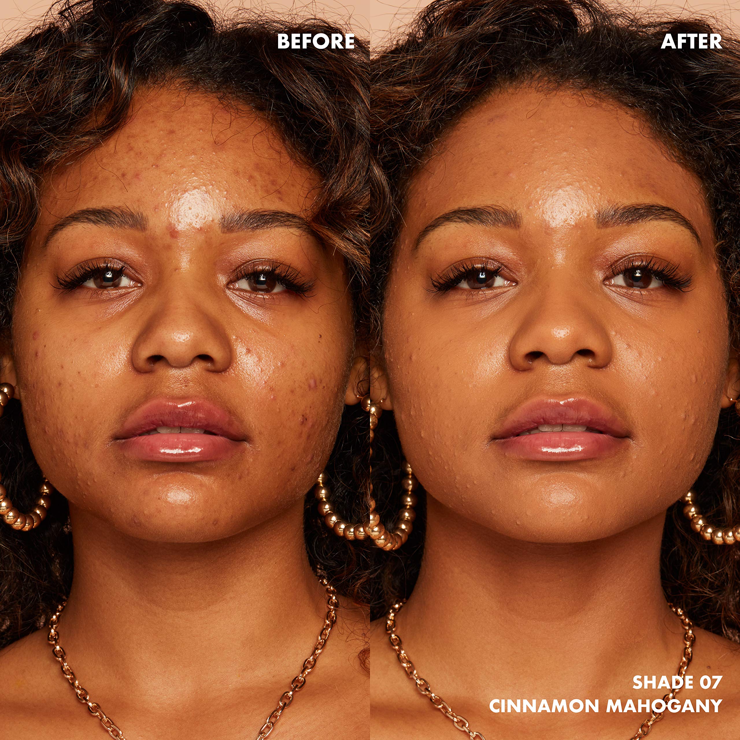 Nyx Professional Makeup Bare With Me Tinted Skin Veil, Lightweight Bb Cream - Cinnamon Mahogany