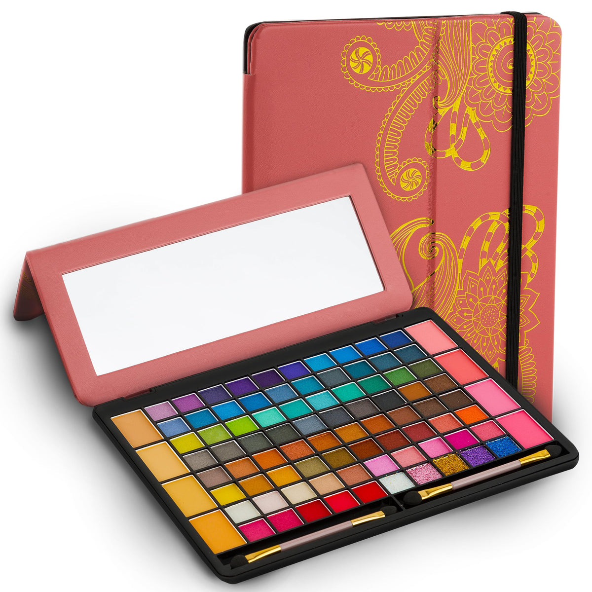 Toysical All In One Makeup Kit In Leather Case - Eye Shadow Palette Makeup For Girls, Teens And Women, Highly Pigmented - 88 Col