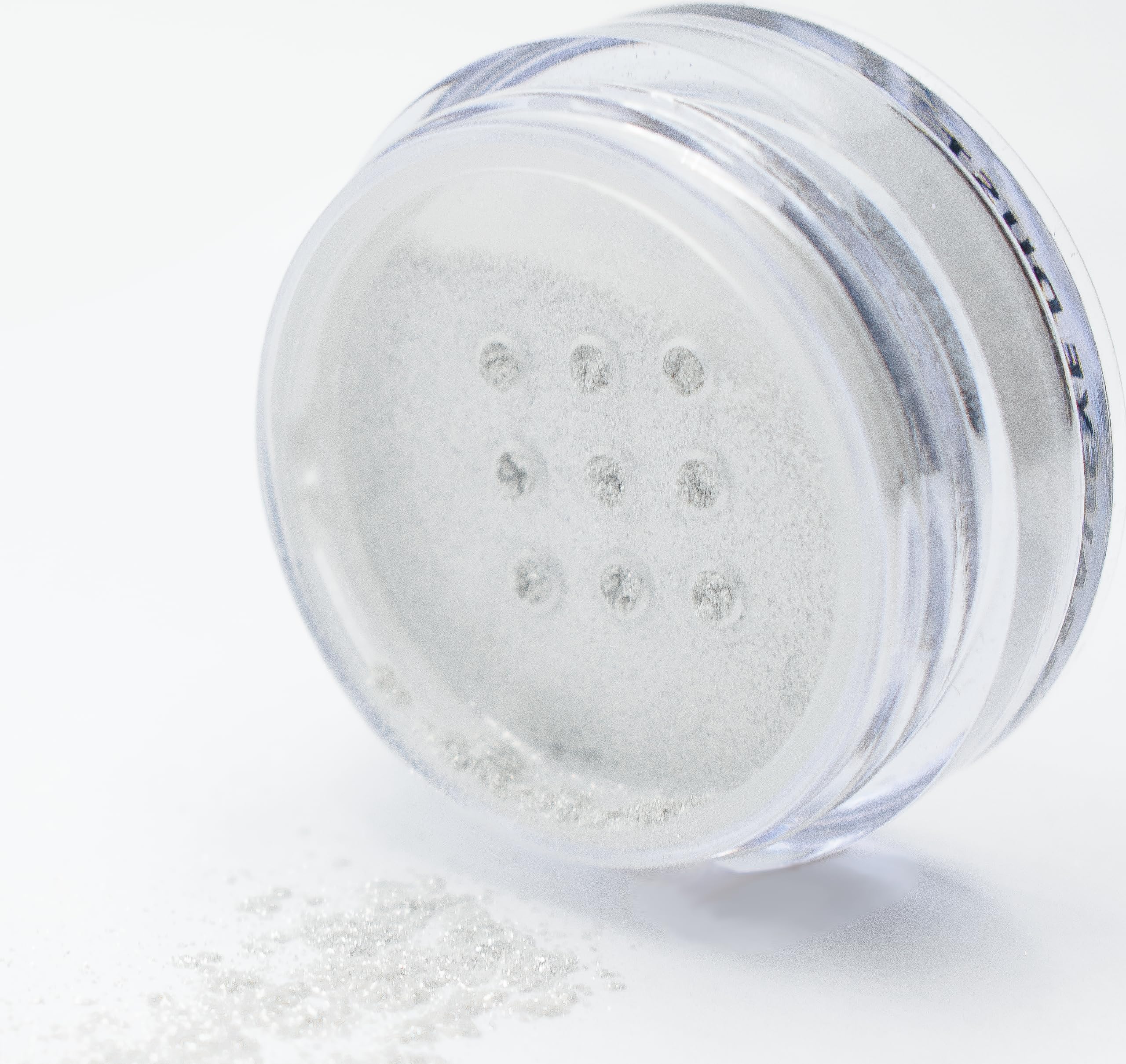 Pure Ziva Twinkle White Silver Sparkle Metallic Single Loose Powder Eyeshadow; Vegan, Talc & Paraben Free, No Animal Testing & C