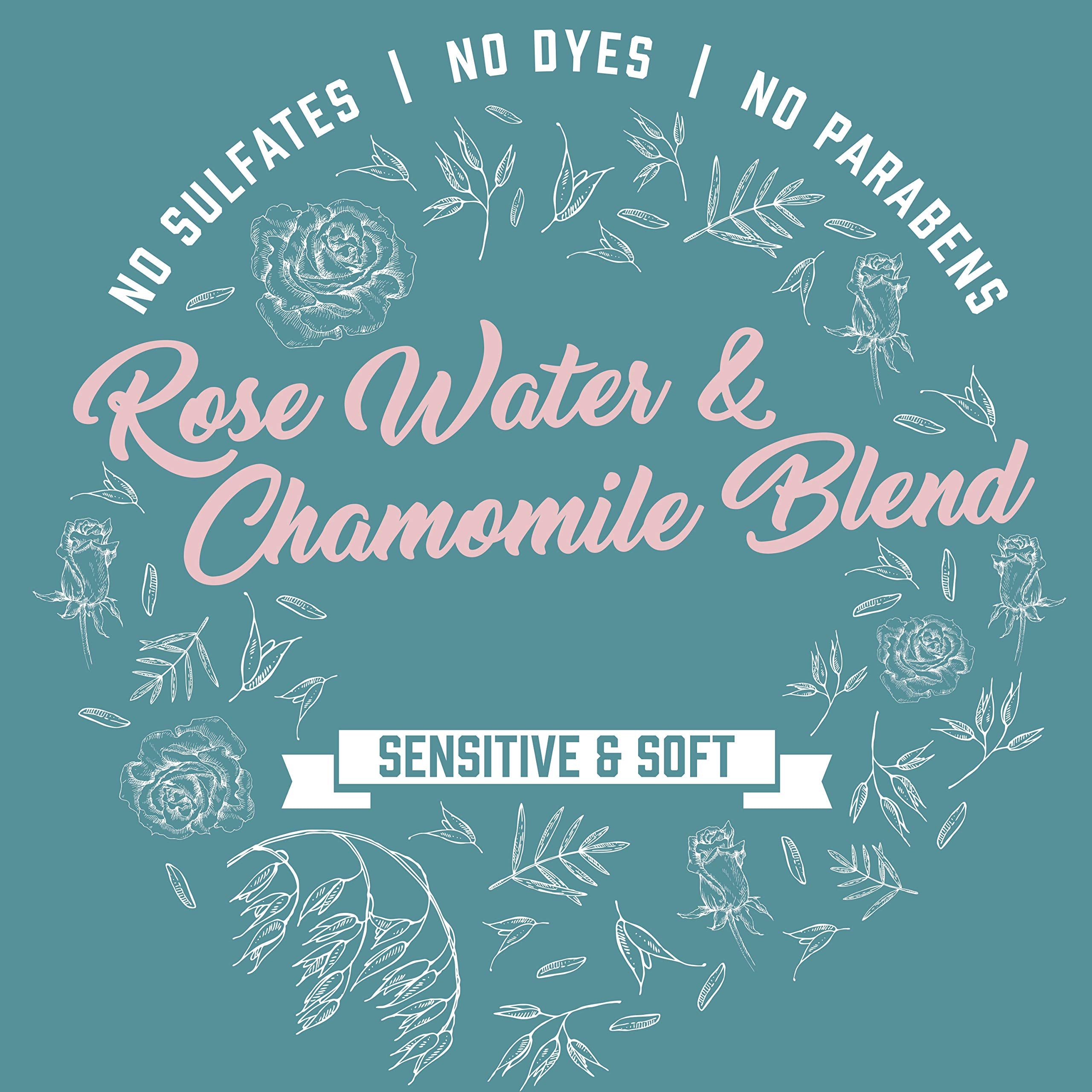 Aveeno Rose Water & Chamomile Blend Gentle Dry Shampoo For Sensitive Scalp & Soft Hair, Sulfate Free Dry Shampoo, Paraben & Dye-