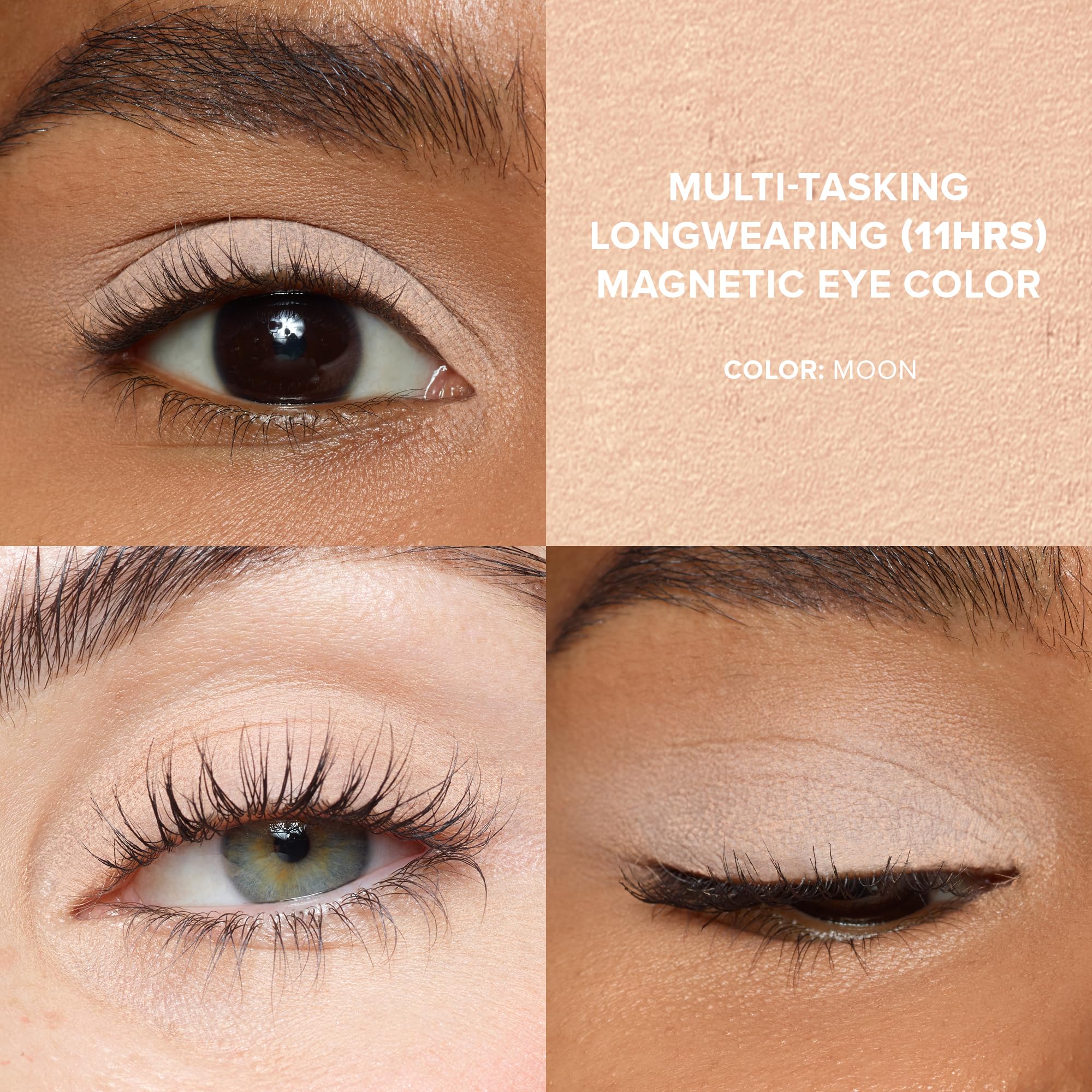 Nudestix Magnetic Matte Eye Color Pencil, Eyeshadow + Eyeliner + Eyelid Primer, Cream Makeup Stick, Long Lasting, Waterproof, Sh