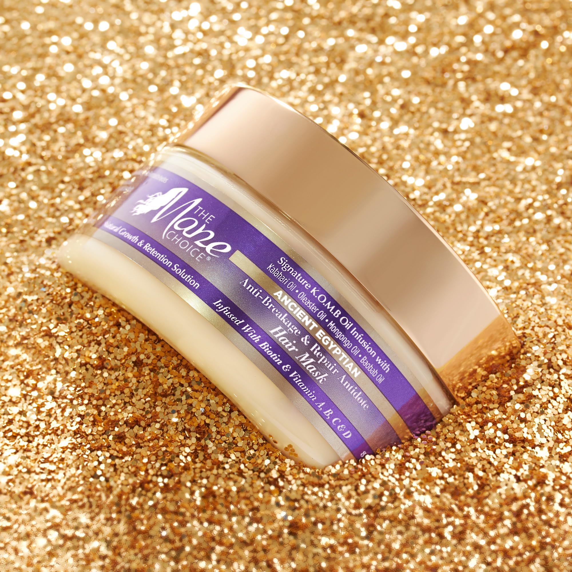 The Mane Choice Ancient Egyptian Anti-Breakage & Repair Antidote Hair Mask For Coily, Wavy & Curly Hair, 8 Ounce