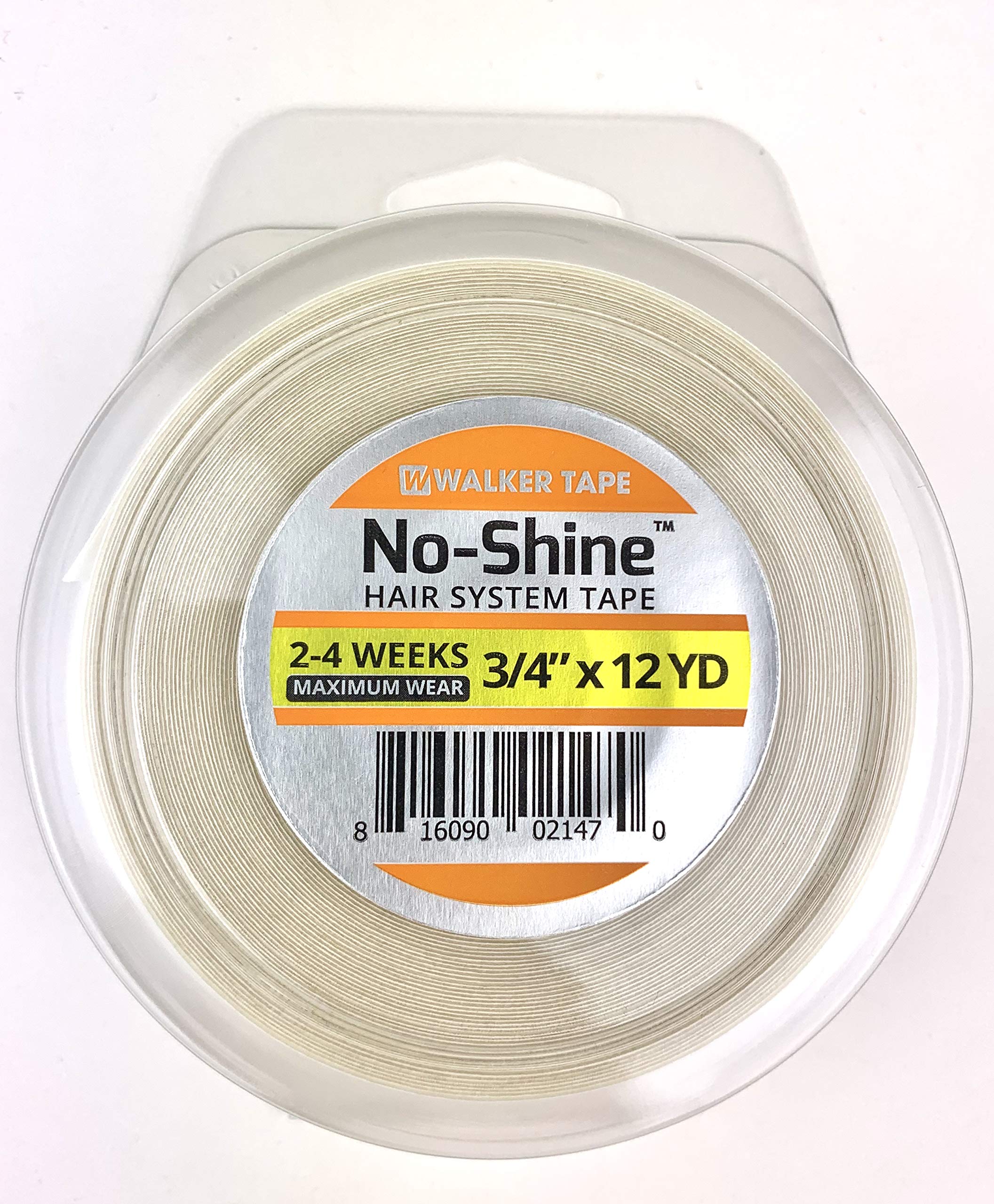 No Shine Bonding Double Sided Tape 3/4'' X 12 Yard Hair System Roll By Walker Tape (Wkr-Ns-M2)