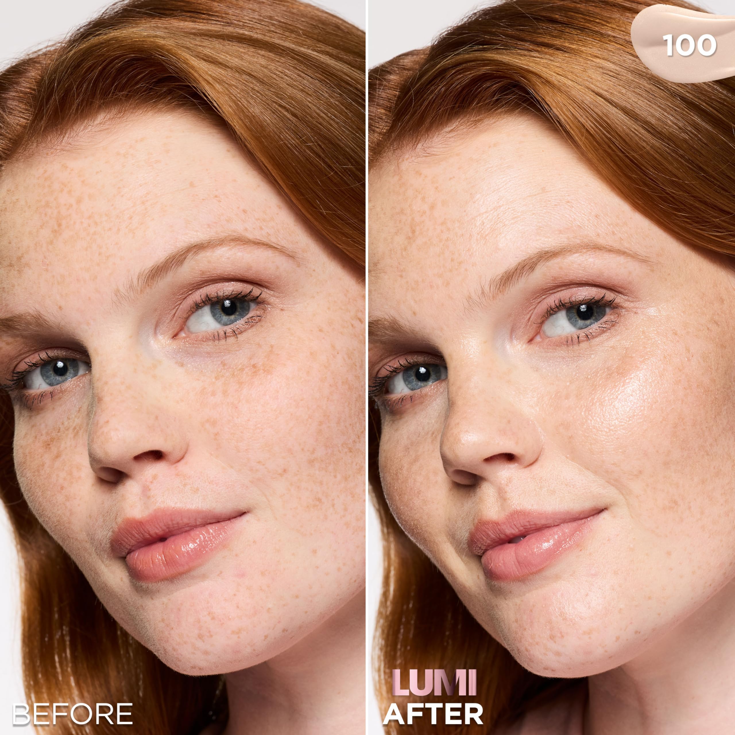 LOr  al Paris Lumi Le Glow Skin Tint, Lightweight Water-Based Tinted Serum with Foundation-Like Coverage, Glow Illuminator, Cool