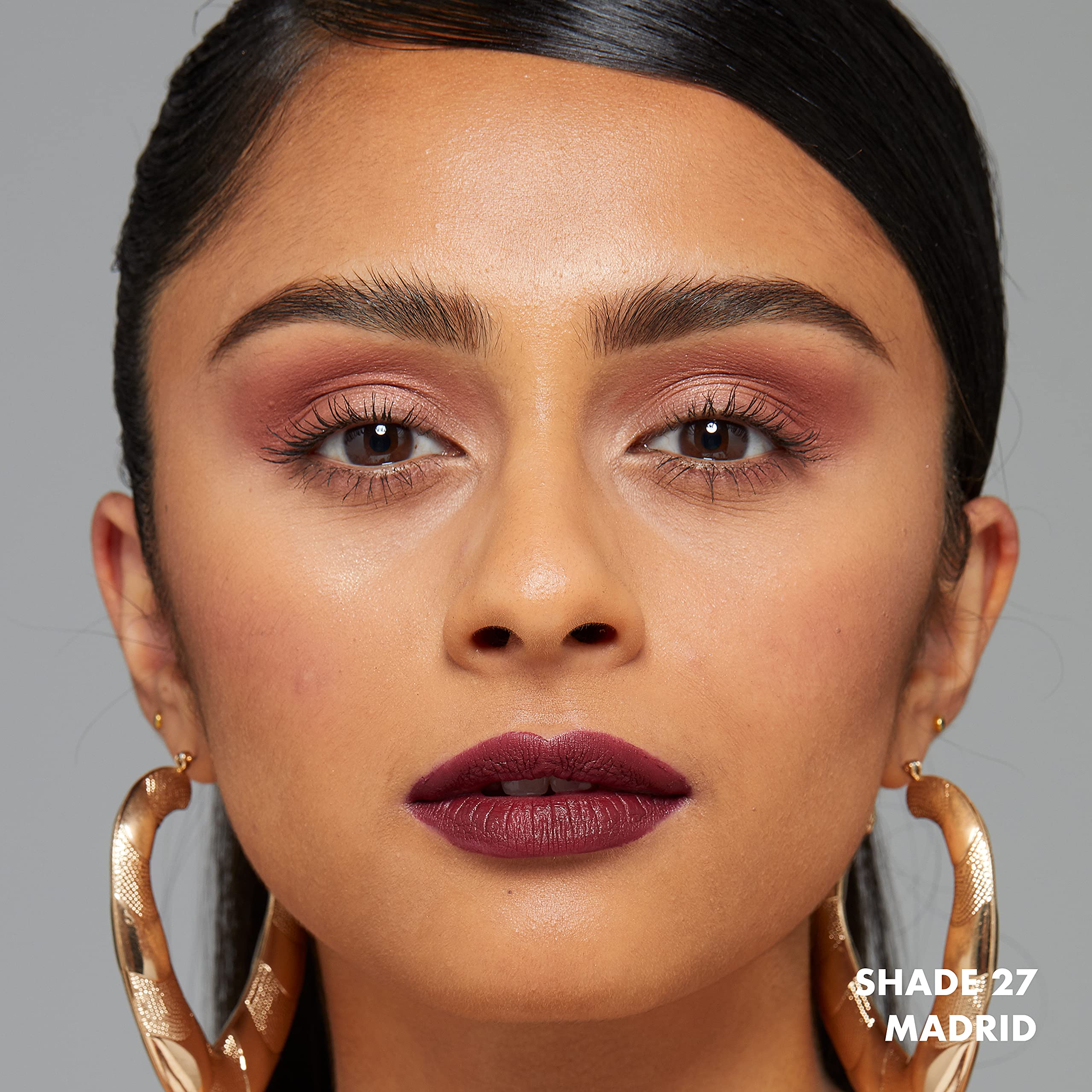 Nyx Professional Makeup Soft Matte Lip Cream, Lightweight Liquid Lipstick - Madrid (Cranberry Red)
