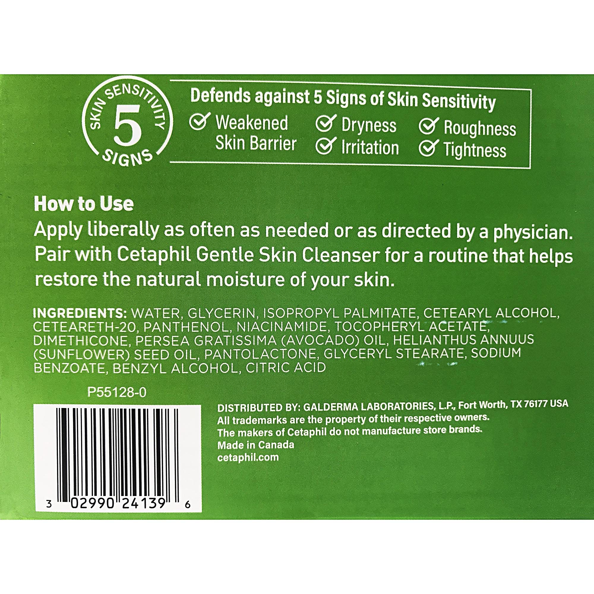 Cetaphil Moisturizing Lotion for Dry to Normal, Sensitive Skin - 20 oz (Pack of 2) with Avocado Oil & Essential Vitamins