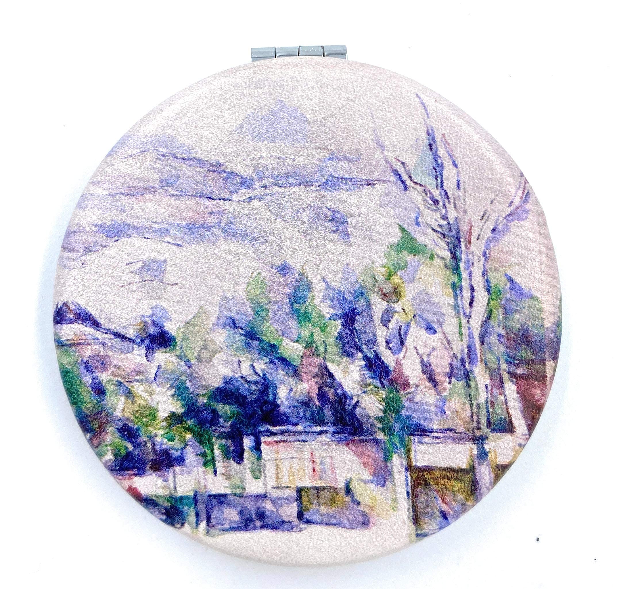 Aeisage Compact Mirror White Pocket Mirror Bulk For Kids Small Travel Mirror Paul Cezanne Art Print Unique Makeup Gift For Girls