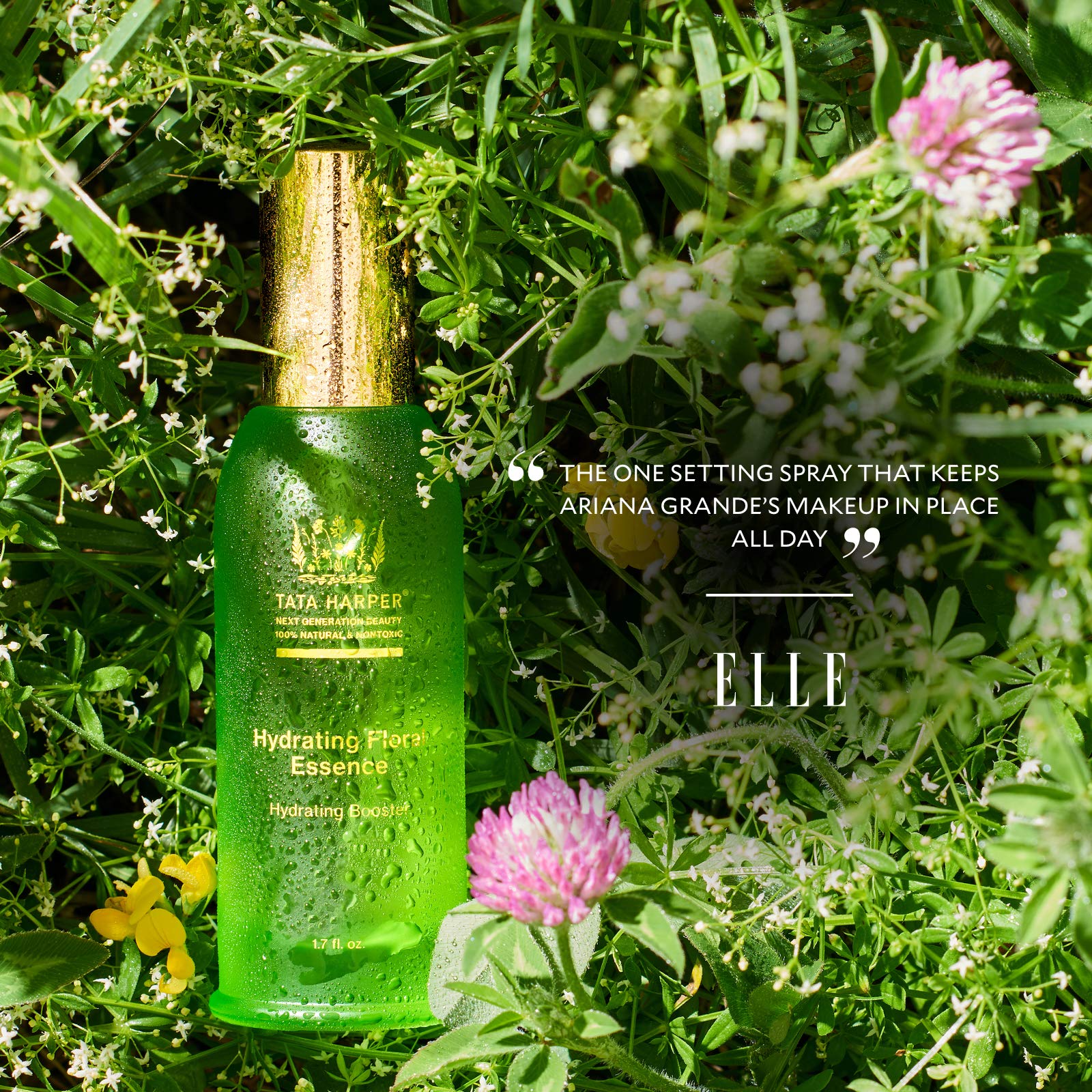 Tata Harper Hydrating Floral Essence, Hyaluronic Acid Face Mist, Hydrating, 100% Natural, Made Fresh in Vermont, 50ml