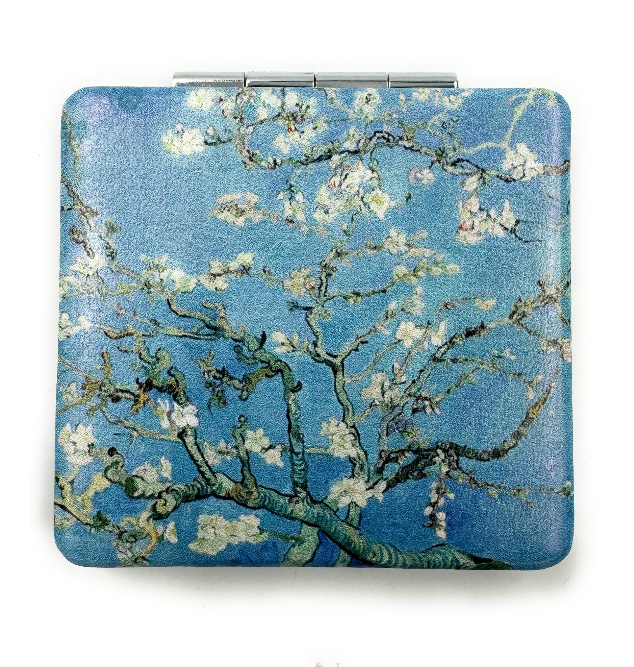 Aeisage Compact Mirror Purse Mirror Small Makeup Mirror Travel Mirror Mini Pocket Mirror Lipstick Mirror Almond Blossom Van Gogh