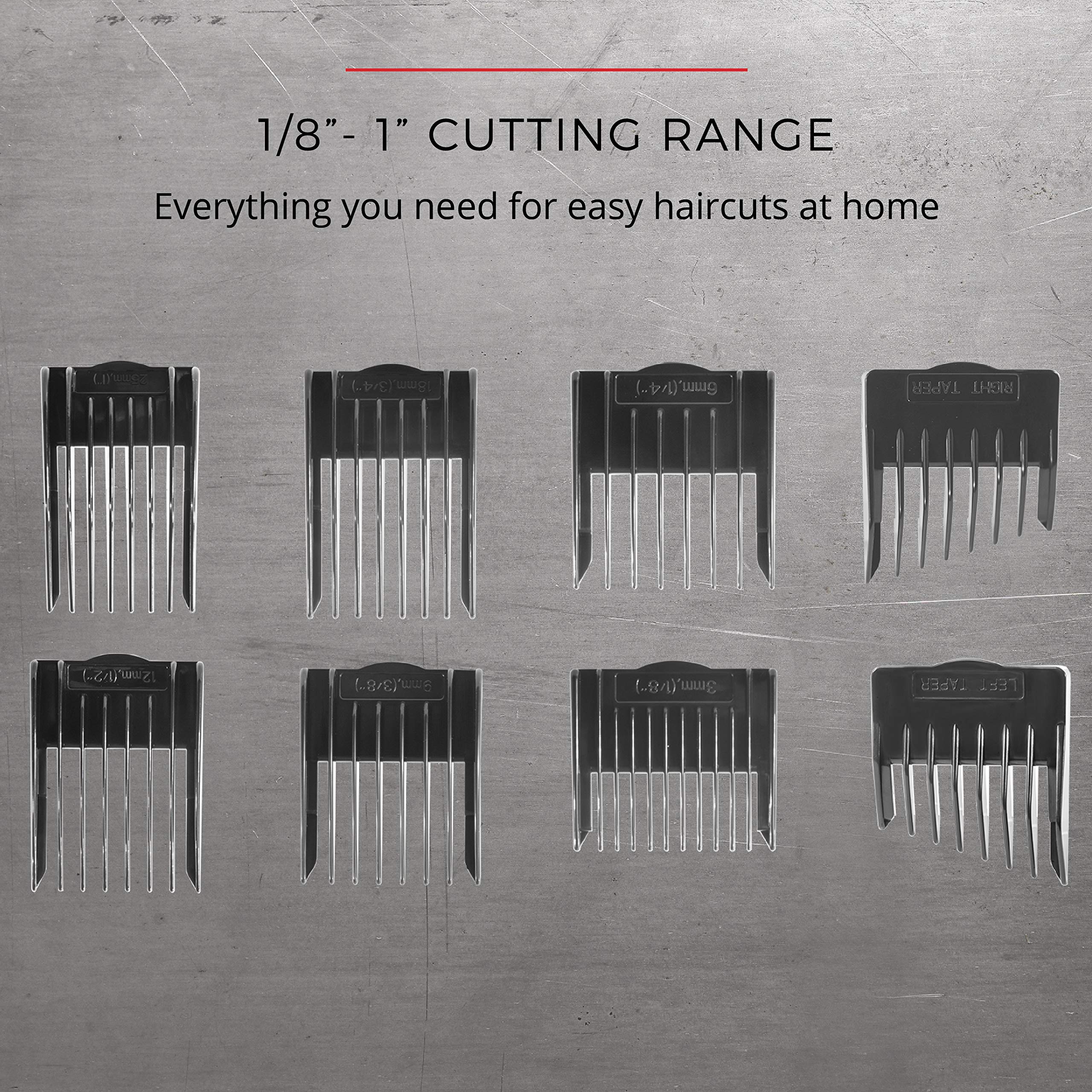 Remington Vacuum Haircut Kit, Vacuum Beard Trimmer, Hair Clippers for Men with Removable Hair Chamber and Dual Motor Power (18 p