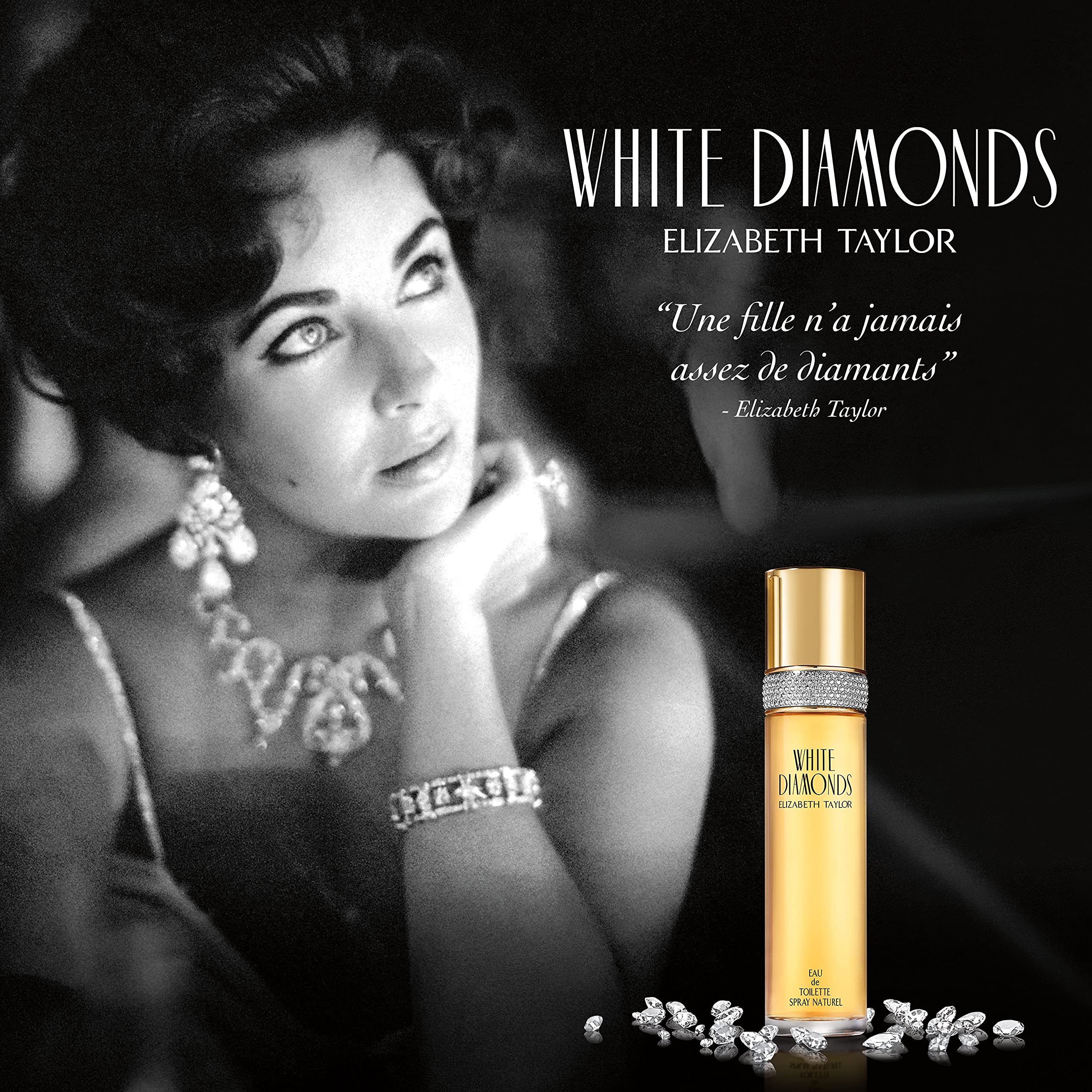 Elizabeth Taylor - White Diamonds Lustre - Body Mist 8 Oz