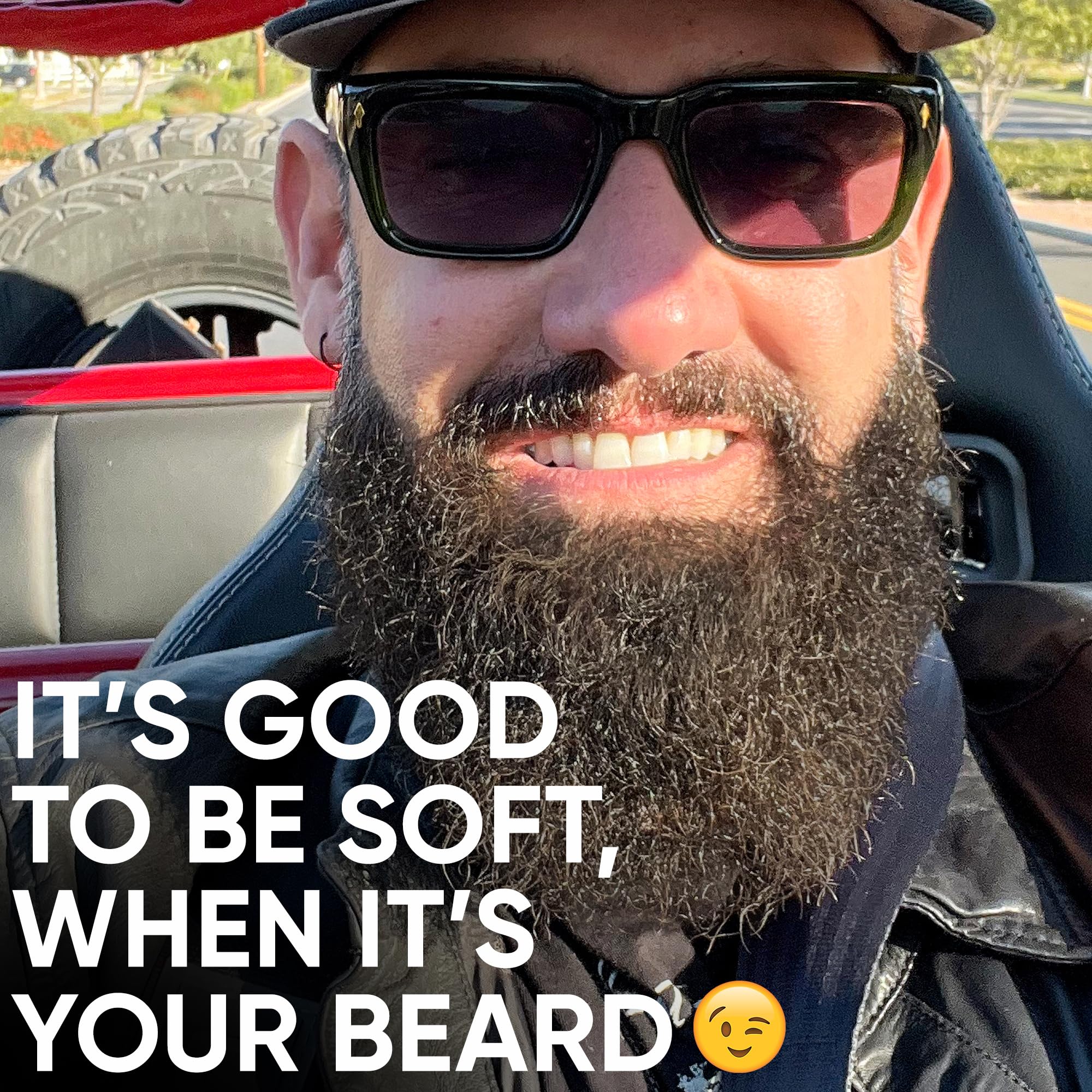 Derm Dude Full And Soft Beard Balm - Styles And Strengthens, Promotes Fuller Growth, Moisturizes And Soothes With Free Comb, Mor
