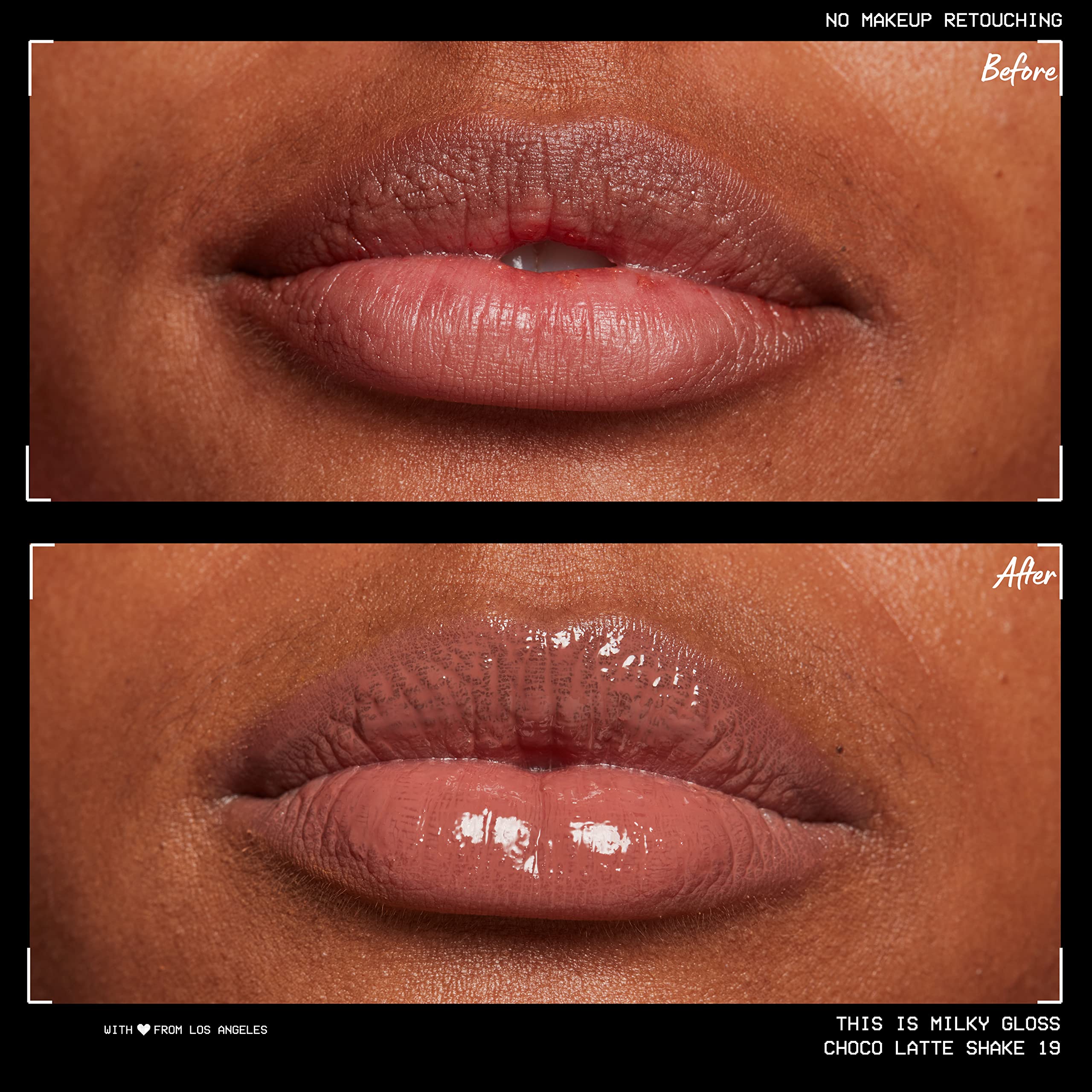 NYX PROFESSIONAL MAKEUP Milky Gloss Lip Gloss - 12 Hour Hydration, Vegan, 0.13 Fl Oz, Choco Latte Shake