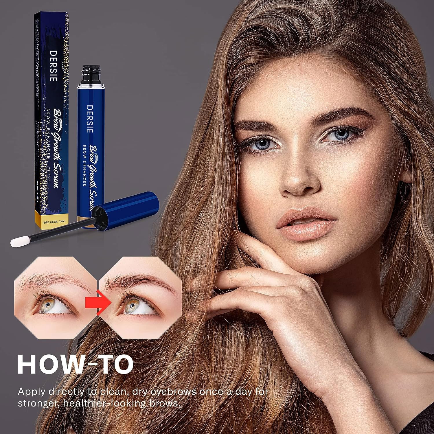 Eyebrow Growth Serum, Eyebrow Growth Serum For Thicker Brows, Eyebrow Serum To Grow Brows, Rapid Brow Growth Serum As Soon As In