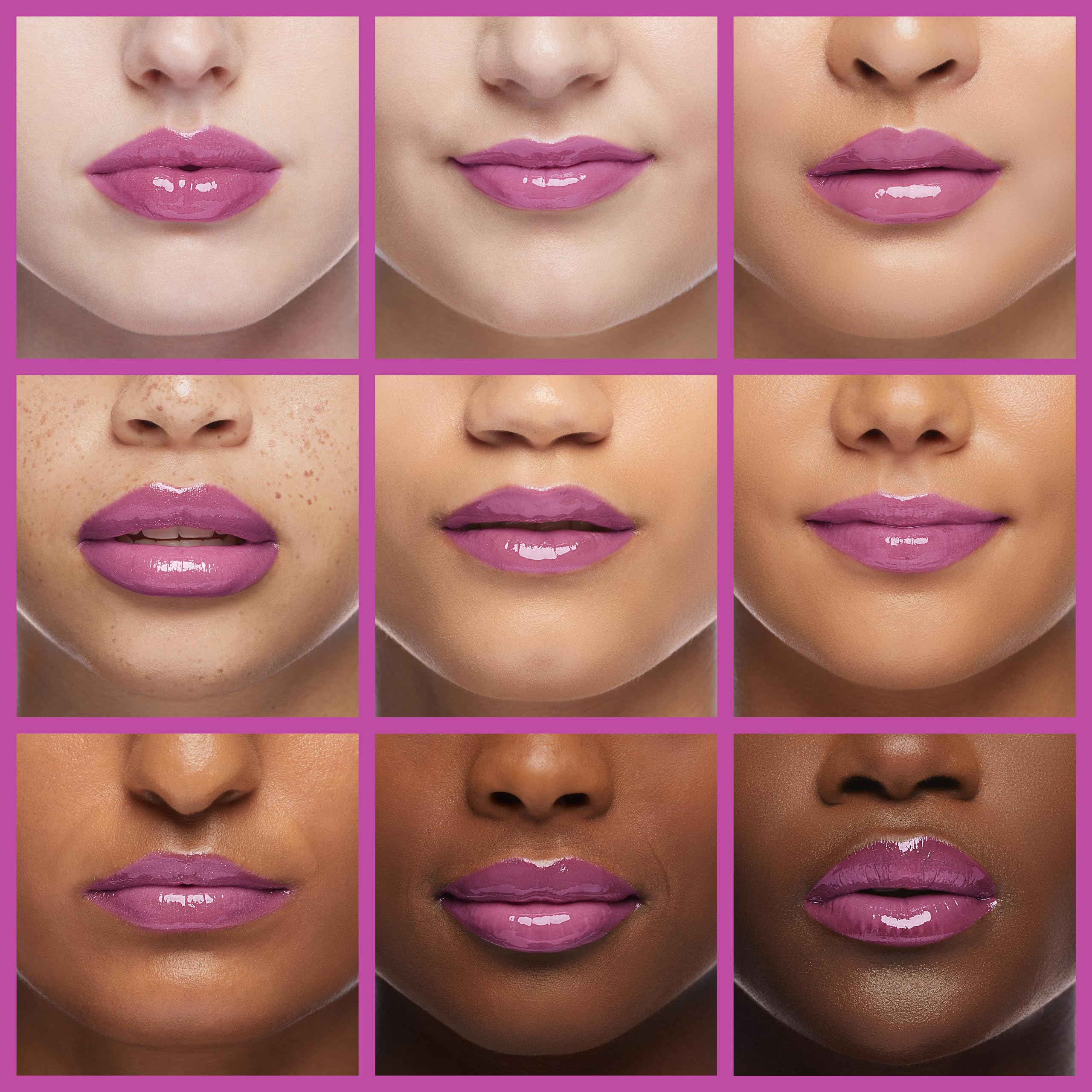 NYX PROFESSIONAL MAKEUP Candy Slick Glowy Lip Color Gloss - Jelly Bean Dream (Hot Pink)