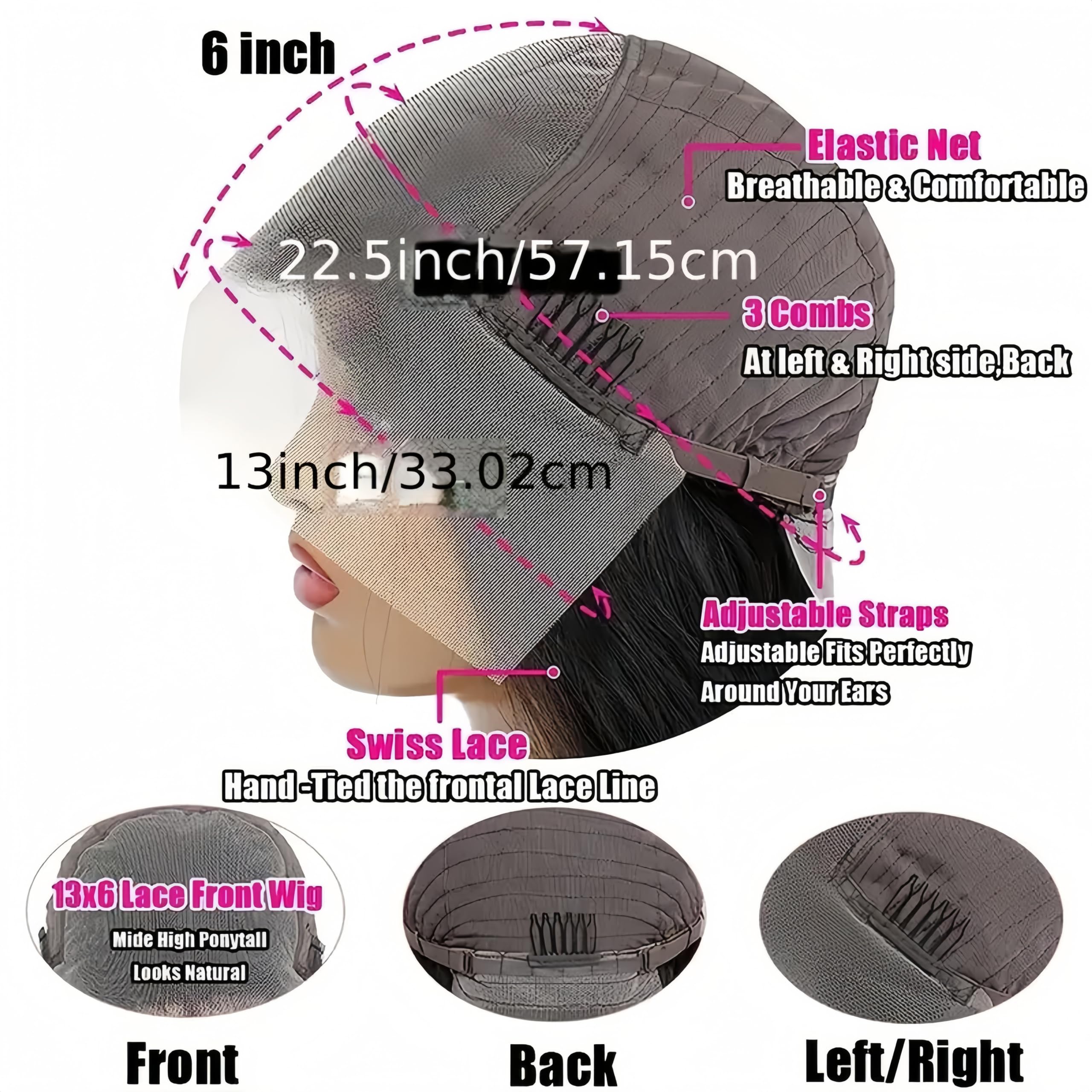 13X6 Lace Front Wigs Human Hair 220 Density Body Wave Lace Front Wigs Human Hair Wigs For Black Women 13X6 Hd Lace Front Wigs Hu