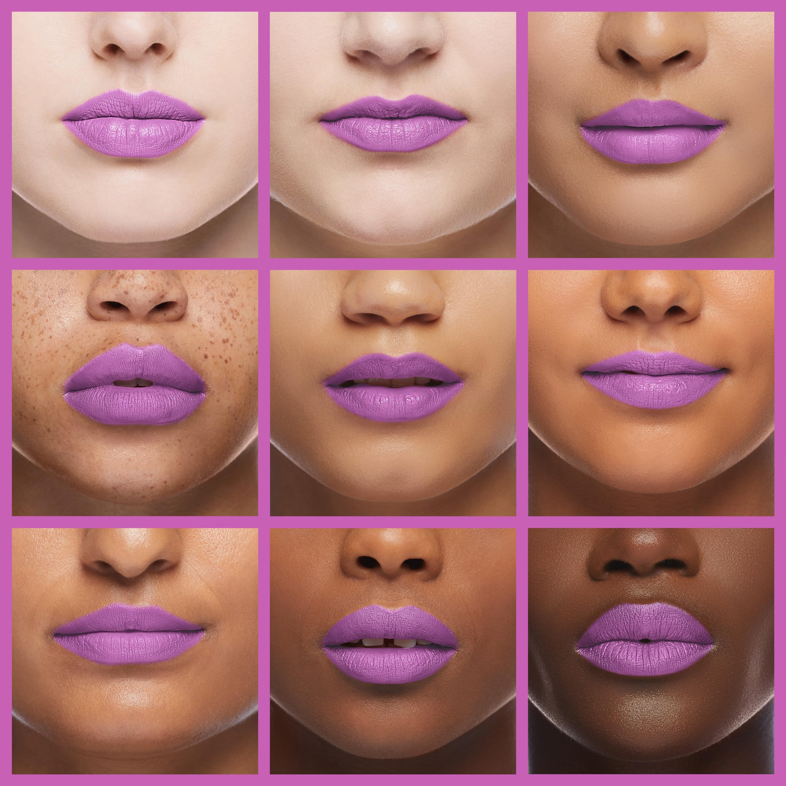 Oulac Matte Liquid Pink Purple Lipstick For Women, Long Lasting Lipstick Waterproof Lip Stain, No Transfer, Creamy High Pigmente